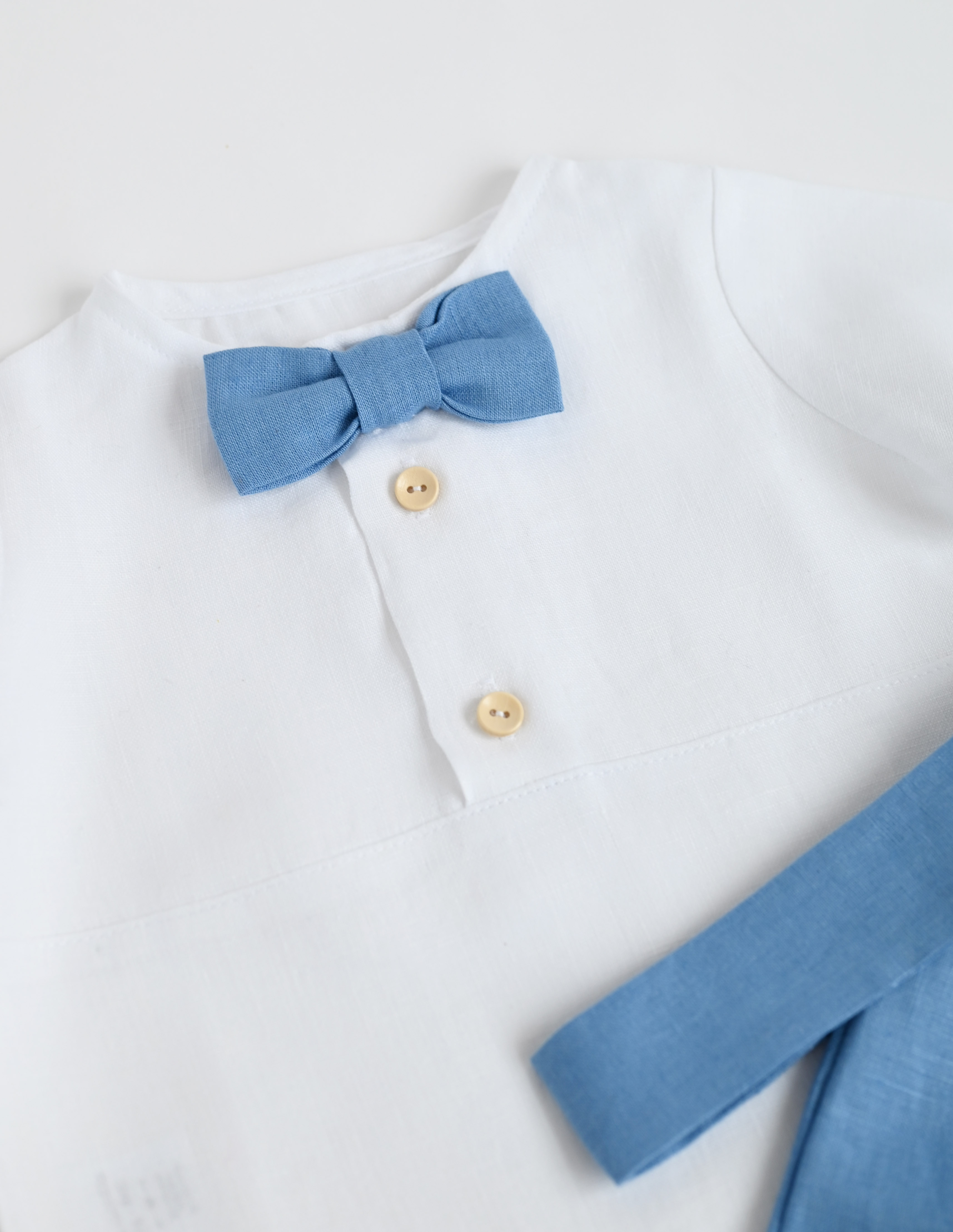 Krikšto kostiumėlis berniukui "Bernardas" (4dalių)