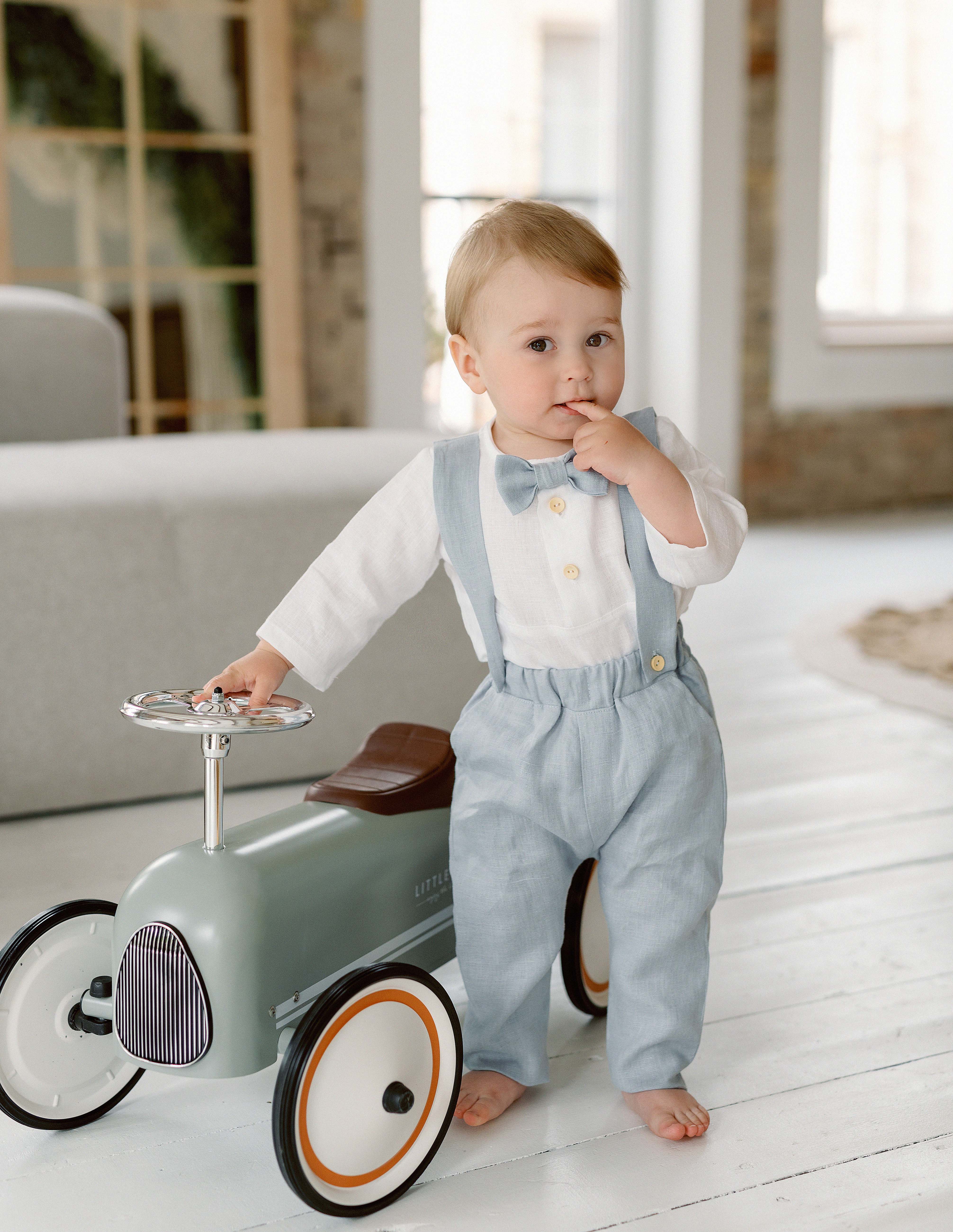 Krikšto kostiumėlis berniukui "Jokūbas" (3dalių)