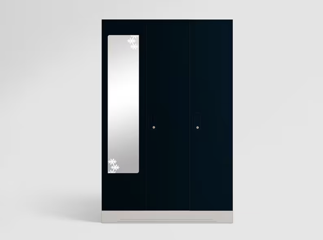 Slimline 3 Door M2 Steel Almirah (Godrej)