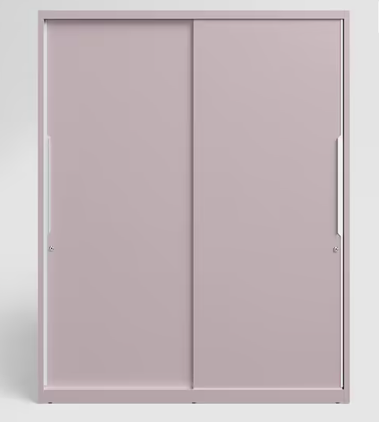 Slide N Store XL Plus 2-Door Steel Wardrobe (Lilac Glaze) (Godrej)