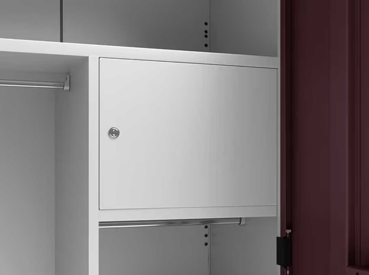 Slimline 2 Door Steel Almirah (Digital Printed Russet and Royal Ivory) (Godrej)