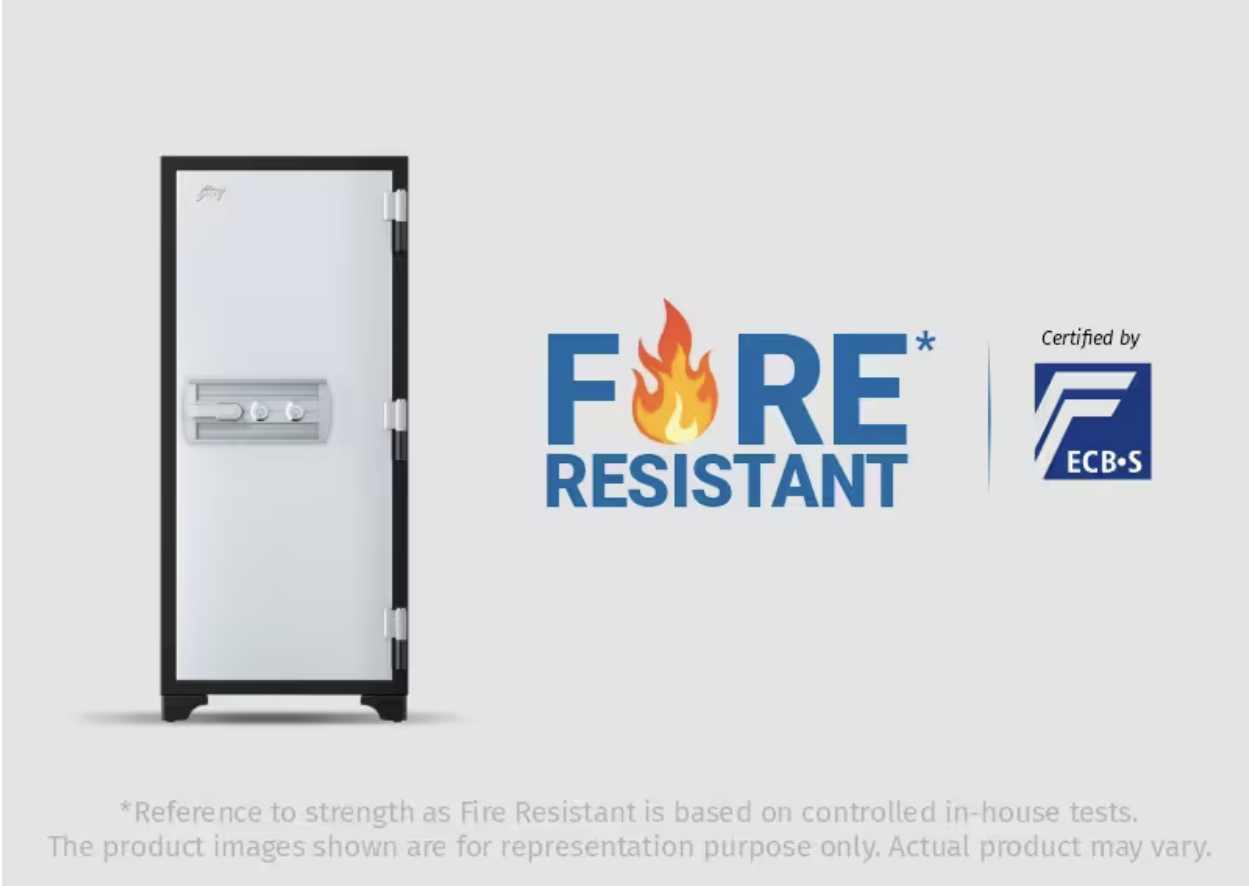 Centigaurd 1060 Fire Safe (Black) (Godrej)