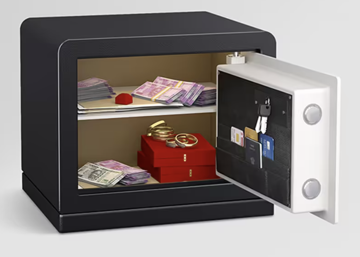 Ritz Biometric Home Locker (Ivory) (Godrej)