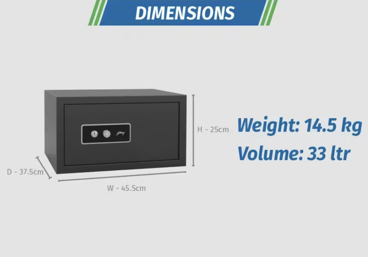 NX Pro 33 Litres KL Home Locker (Godrej)