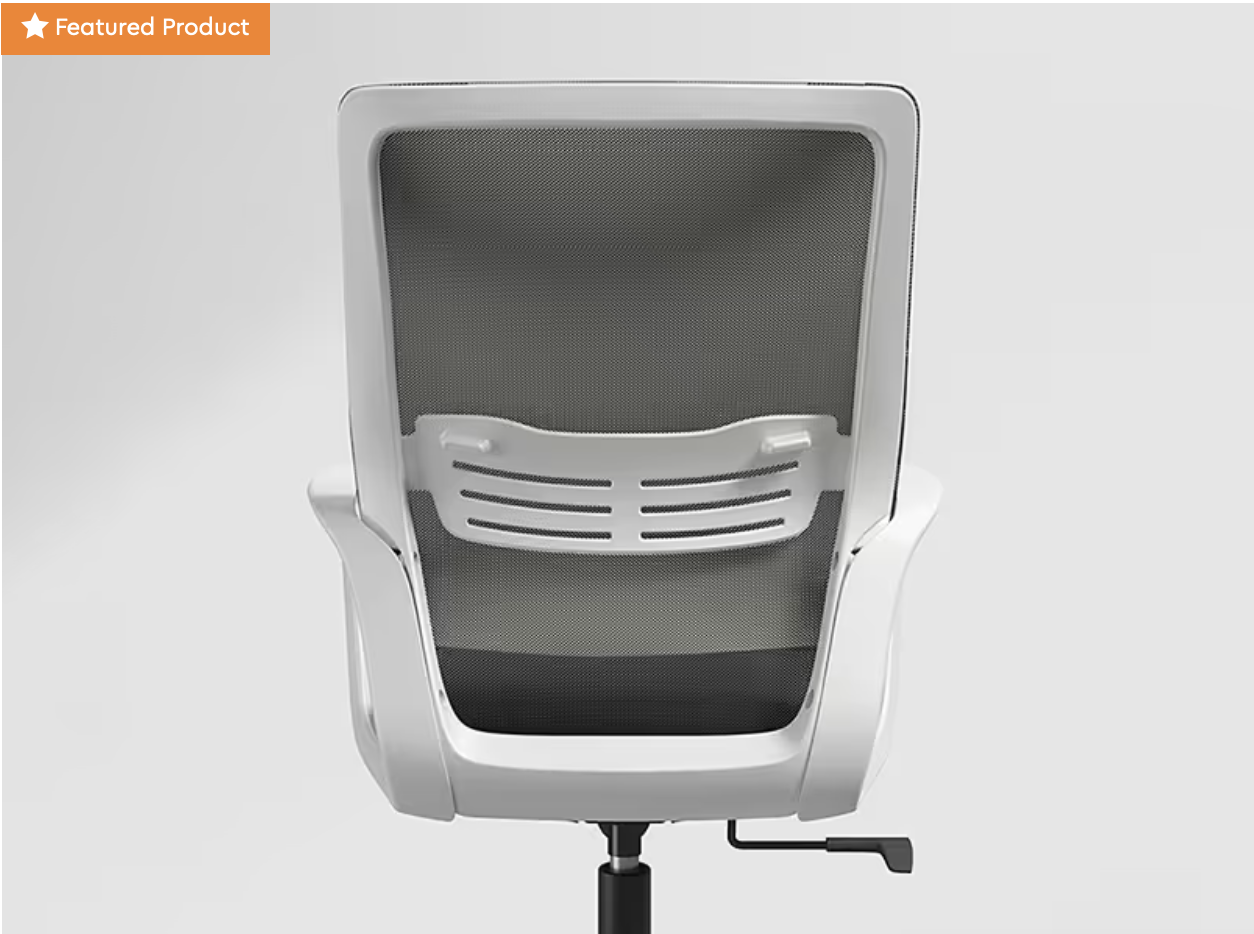 Vurv Mid Back Knitted Fabric Mesh Ergonomic Office Chair (Godrej)