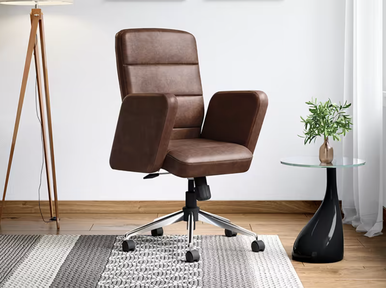 Tufty Mid Back Microfiber Ergonomic Office Chair (Godrej)