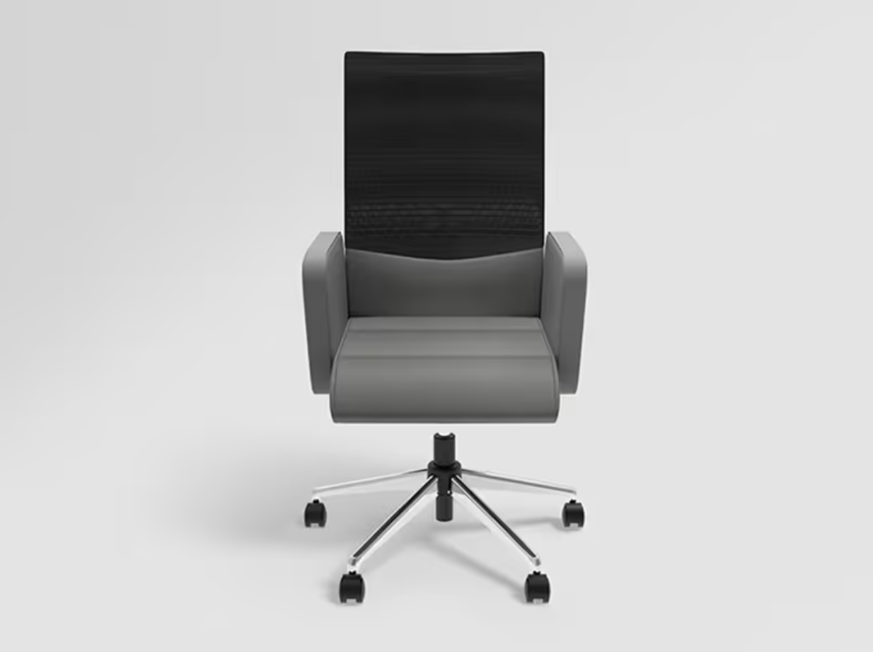 Aircon Mid Back Leatherette Ergonomic Office Chair (Godrej)