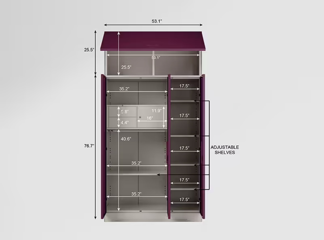 Godrej slimline 3 door with OHU