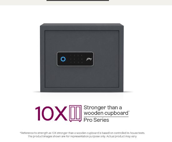 Godrej NX Pro Plus Digi+ Bio 30L Home Locker