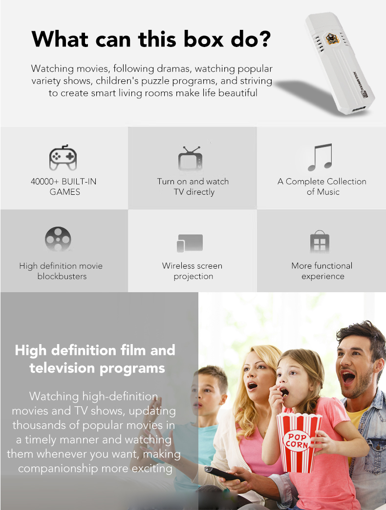 Retro žaidimų konsolė/android priedėlis K8 PRO