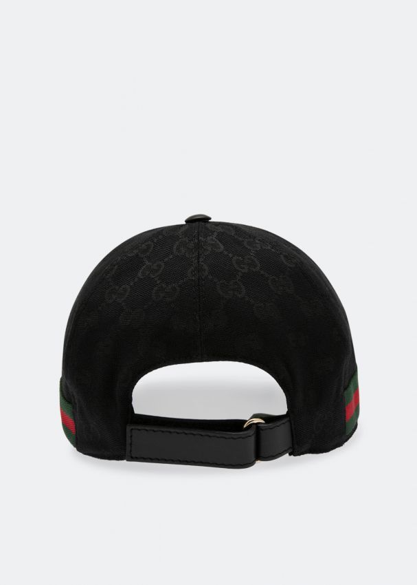 GG black canvas cap