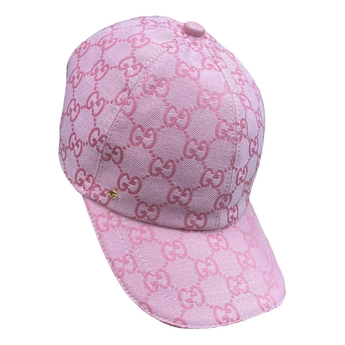 GG Pink canvas cap