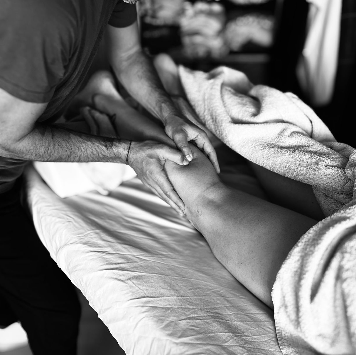 Relaxing legs massage