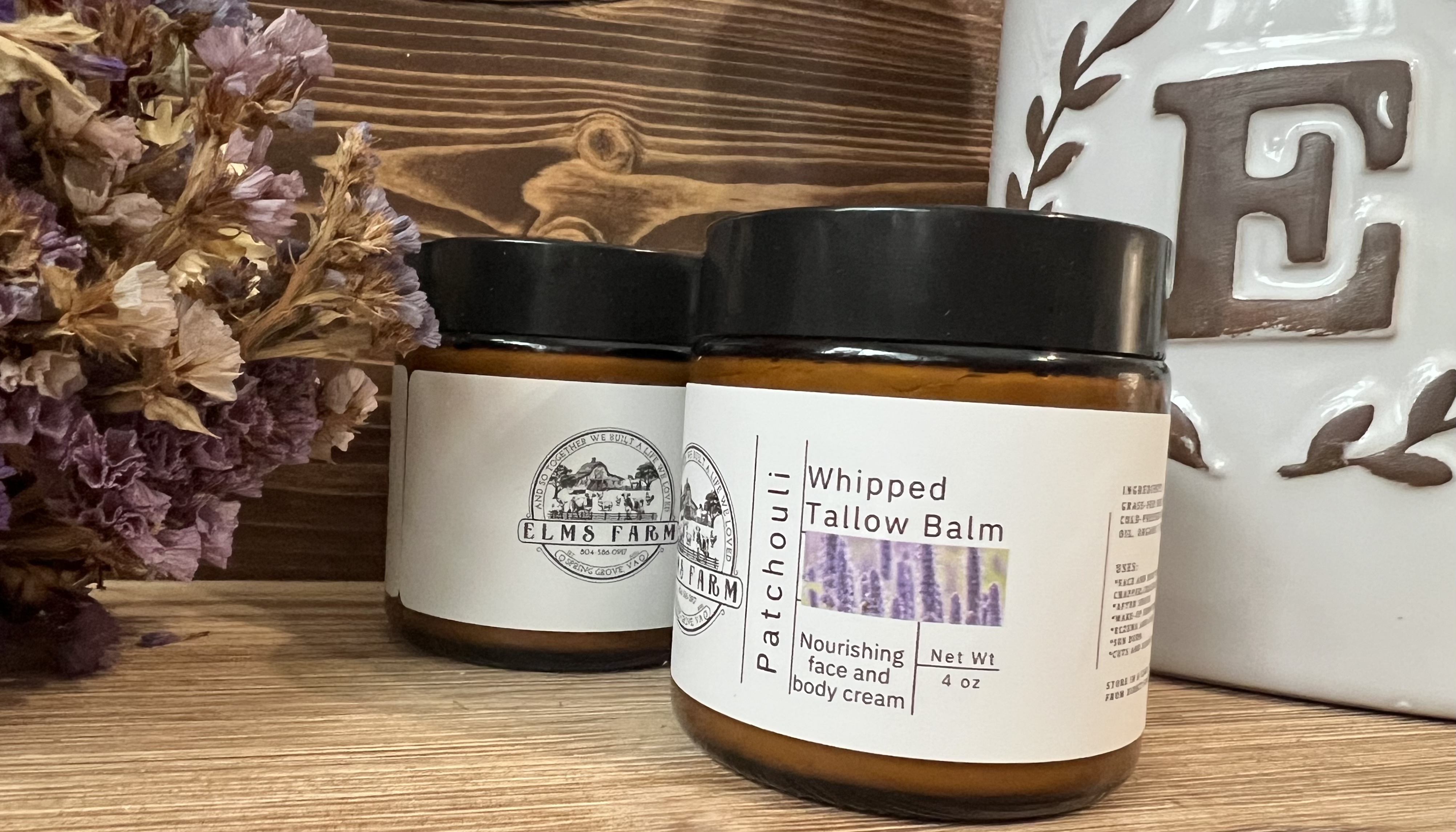 Patchouli Whipped Tallow Balm