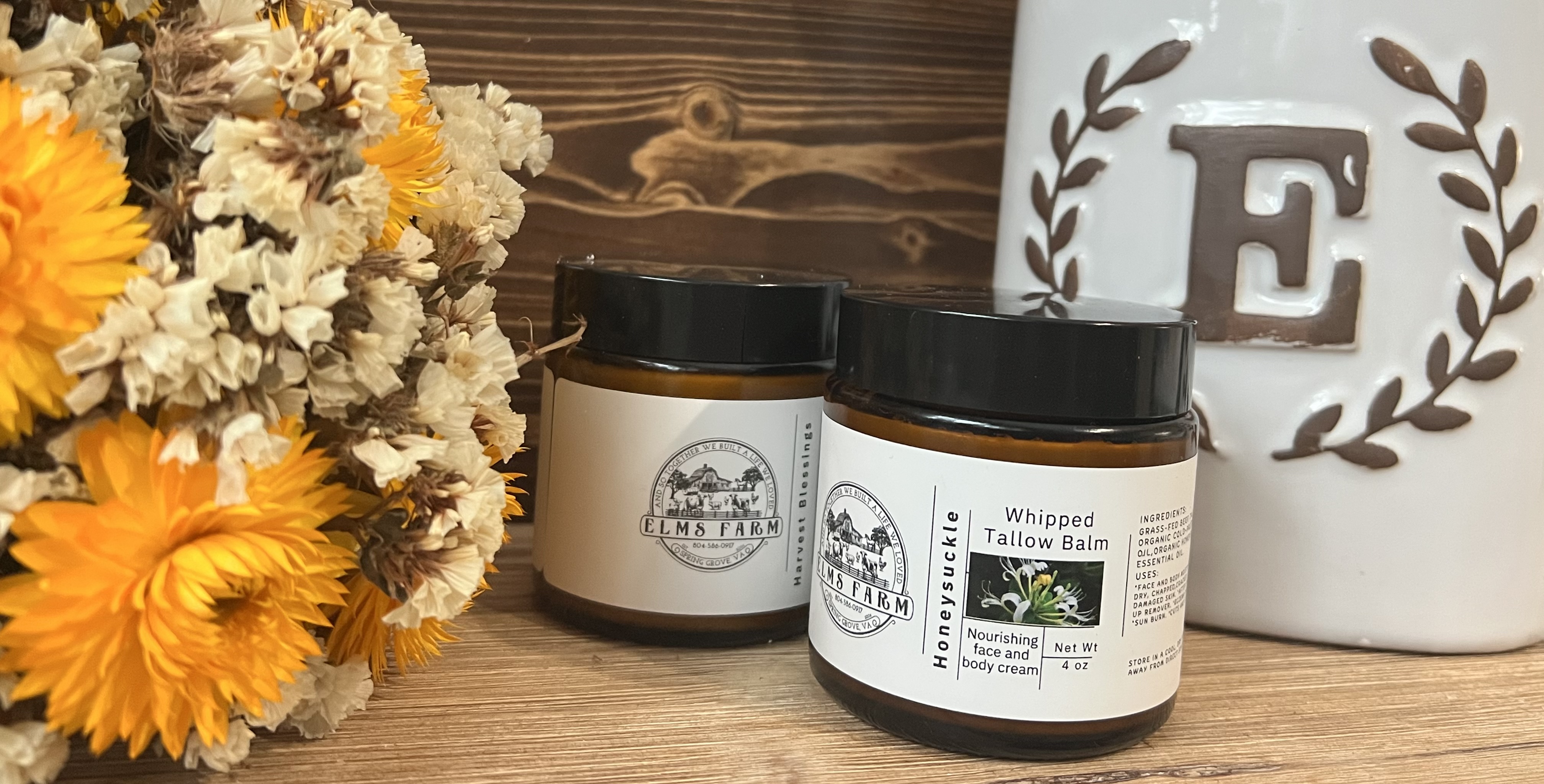 Honeysuckle Whipped Tallow Balm