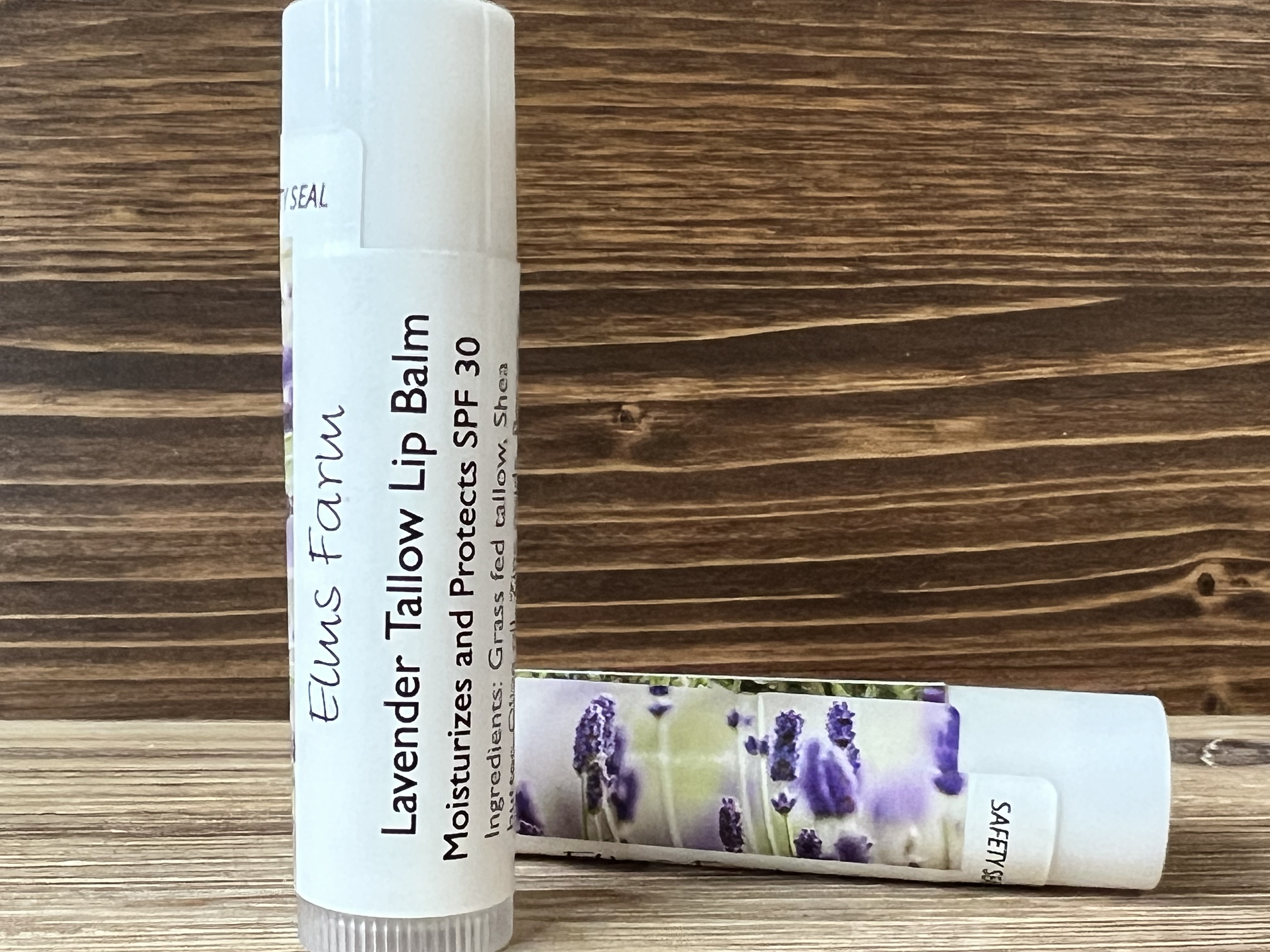 Lavender SPF Tallow Lip Balm 