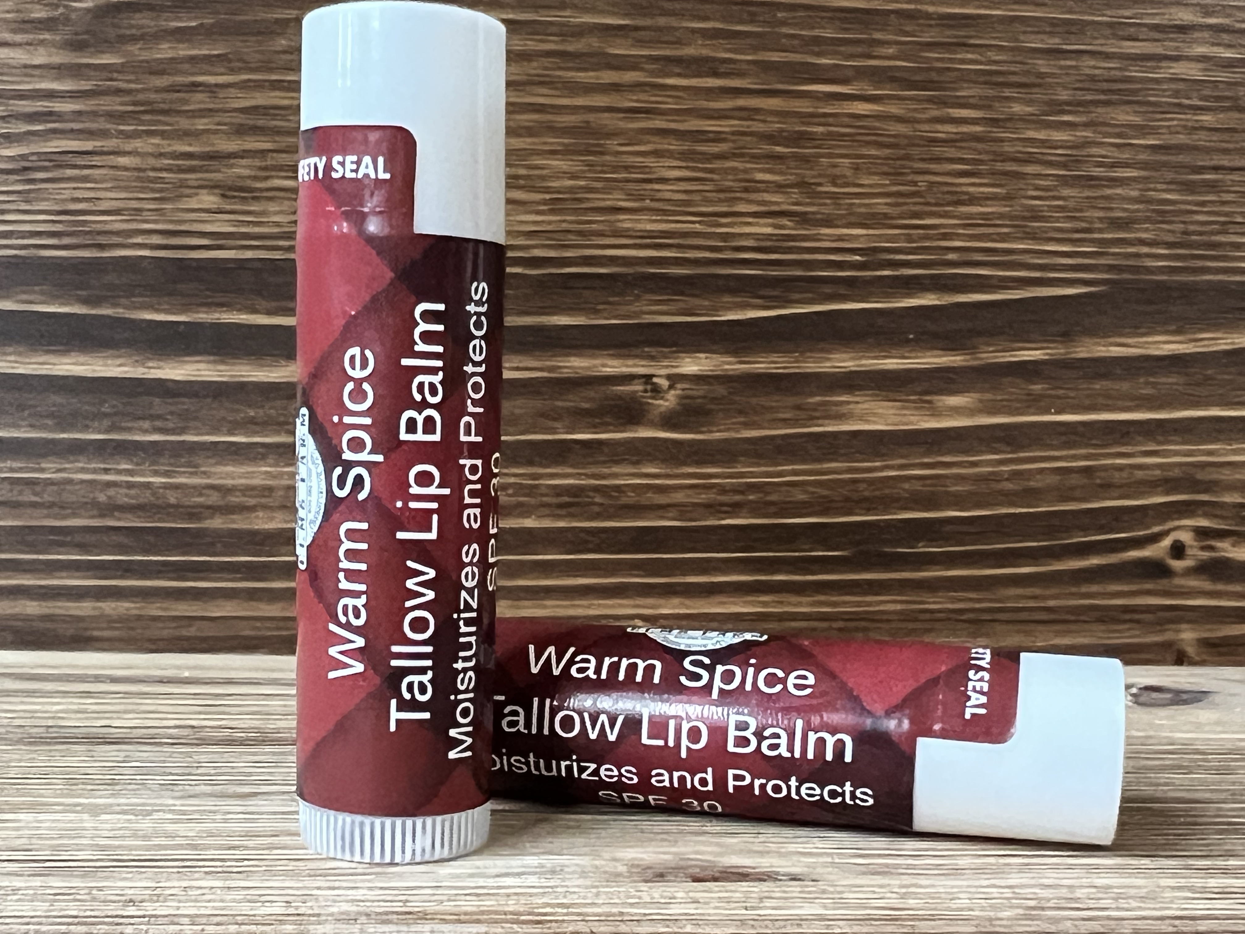 Warm Spice SPF Tallow Lip Balm