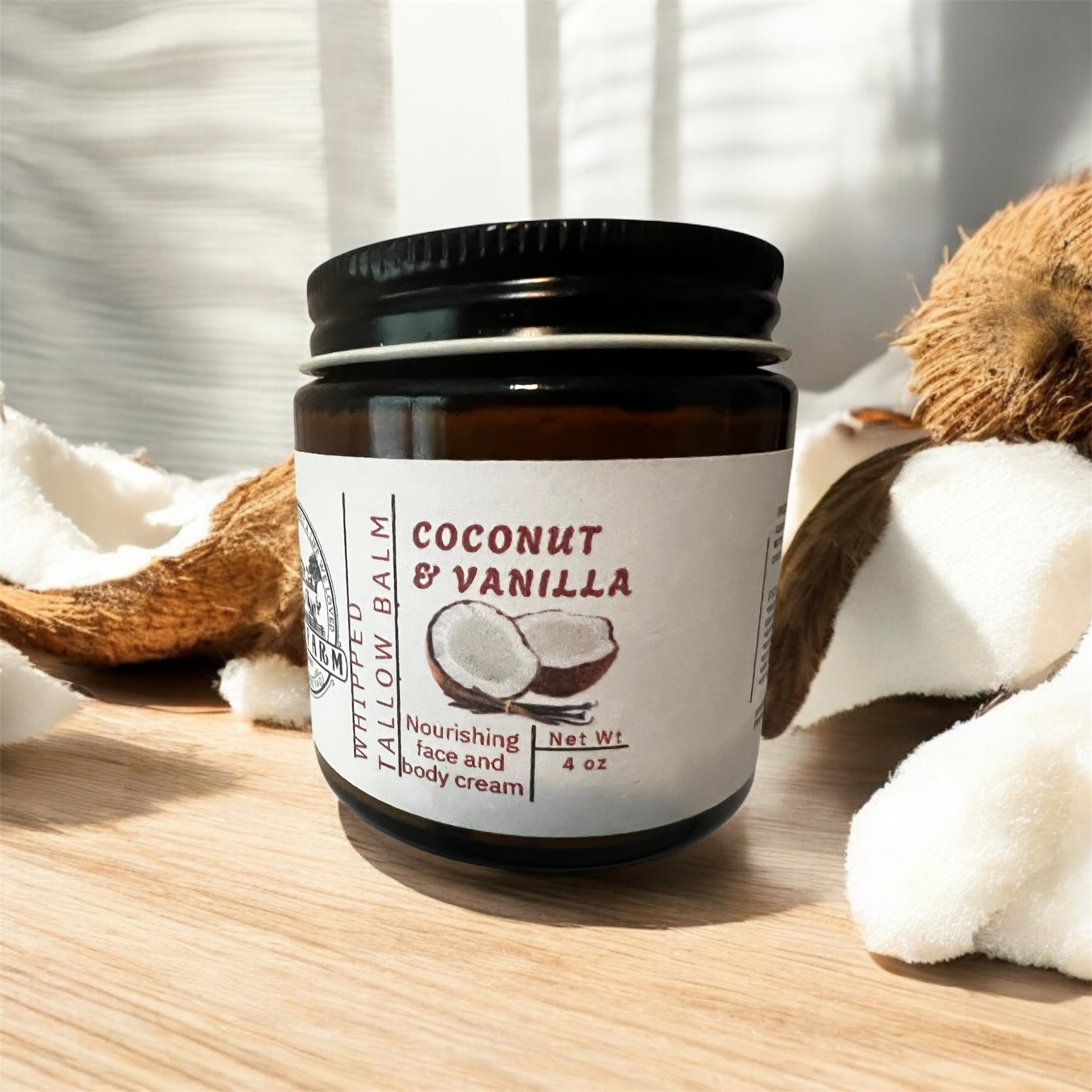 Coconut & Vanilla Tallow Balm