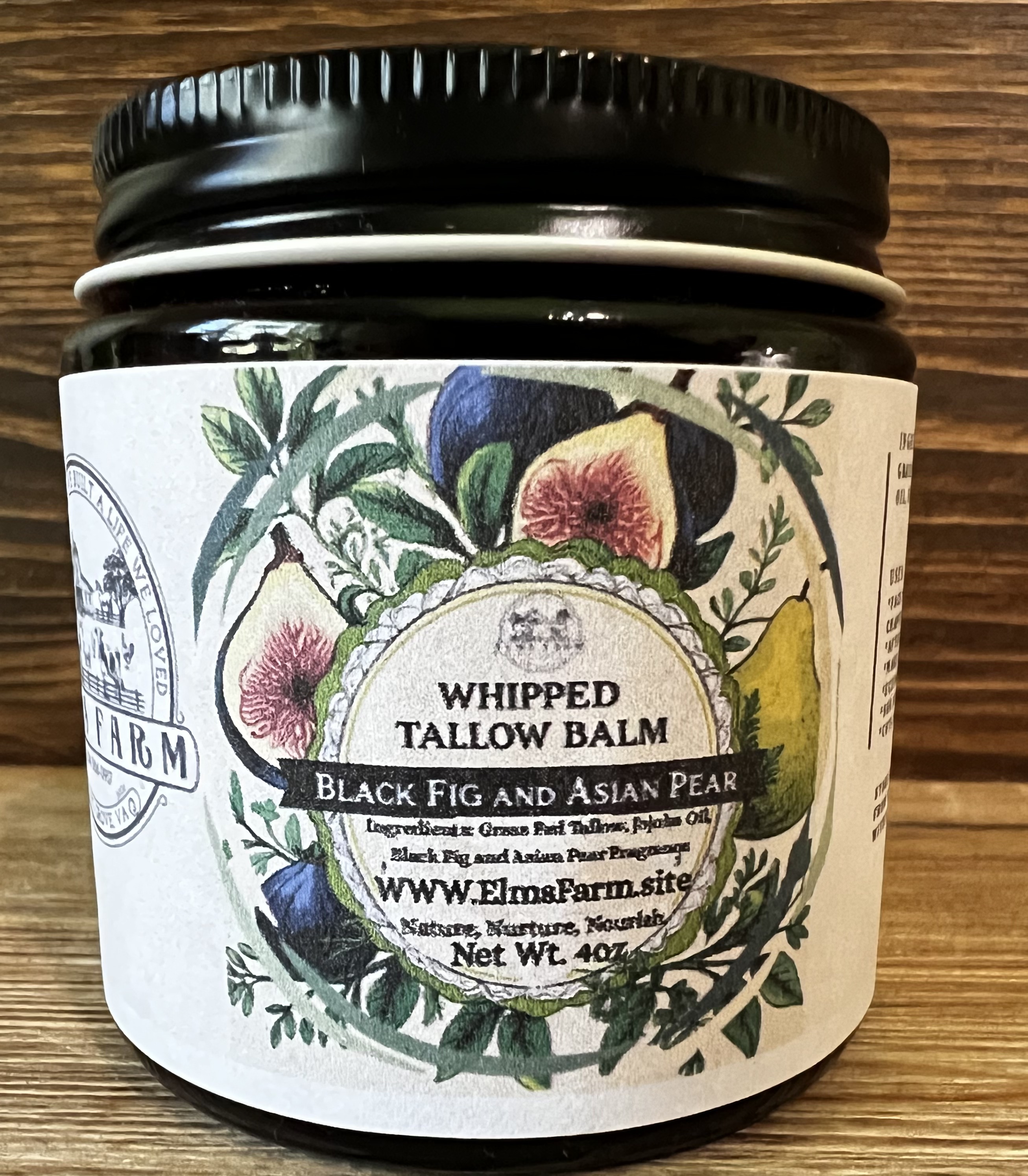  Black Fig & Asian Pear Whipped Tallow Balm