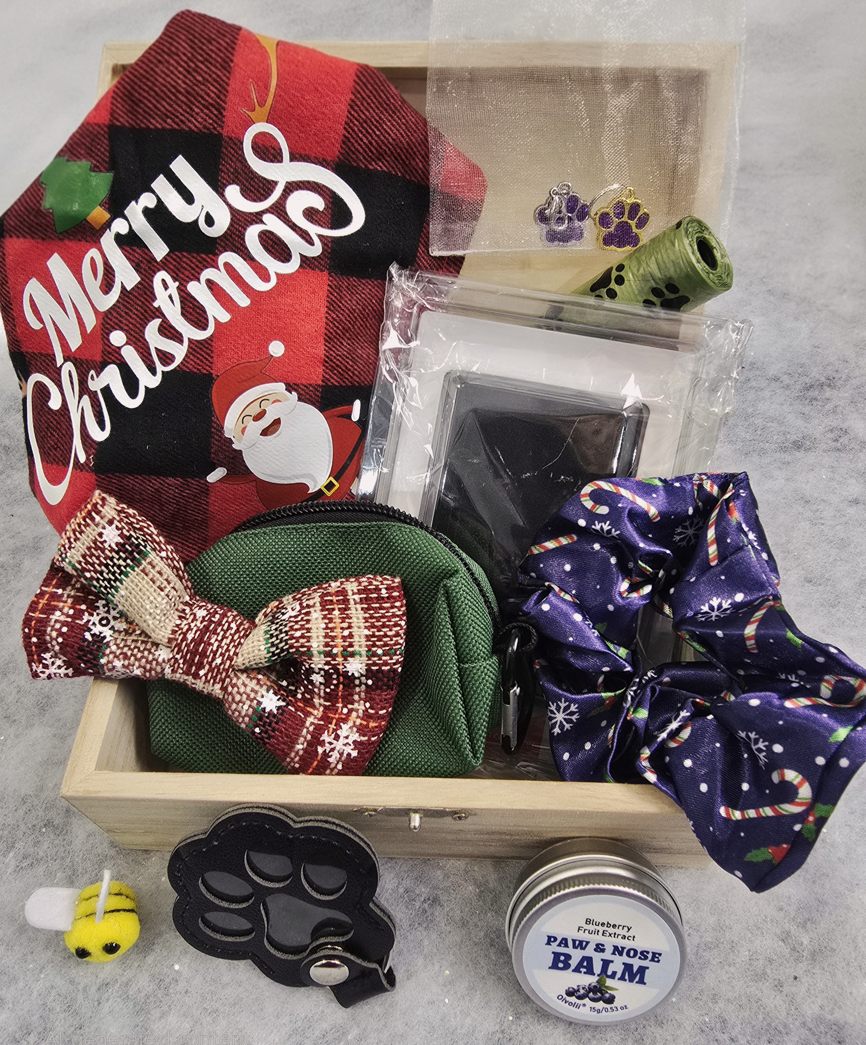 Dog lovers Christmas keepsake box