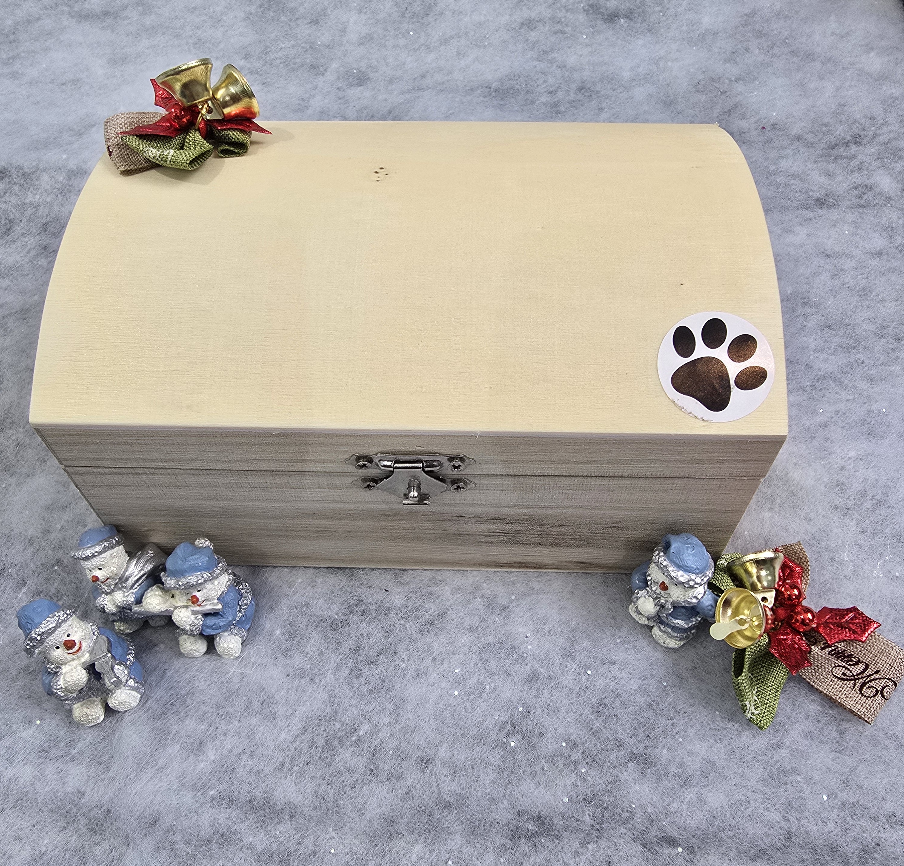 Dog lovers Christmas keepsake box