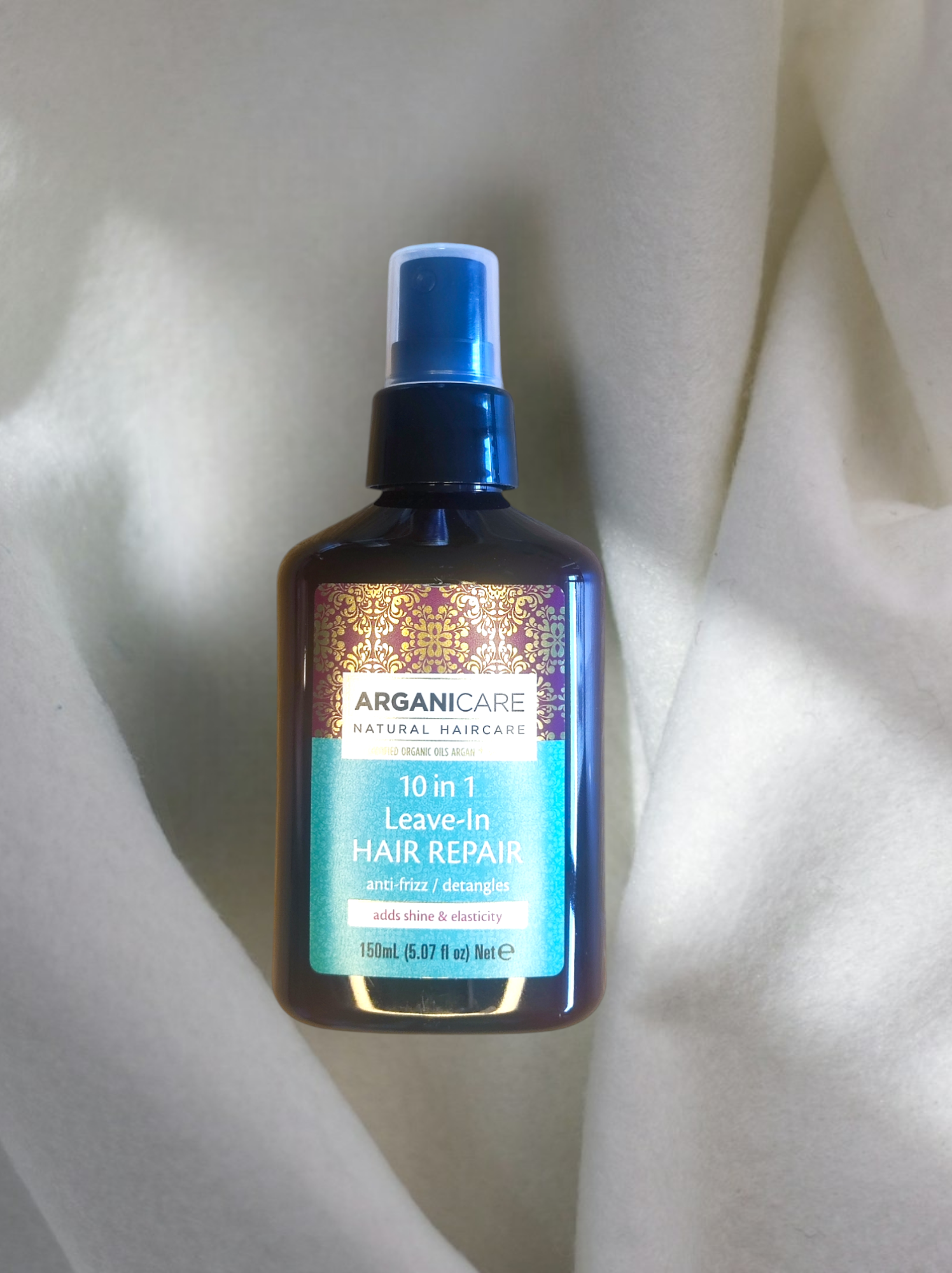 Spray capillaire démêlant et anti-frisottis 10-en-1 Argan - Arganicare 