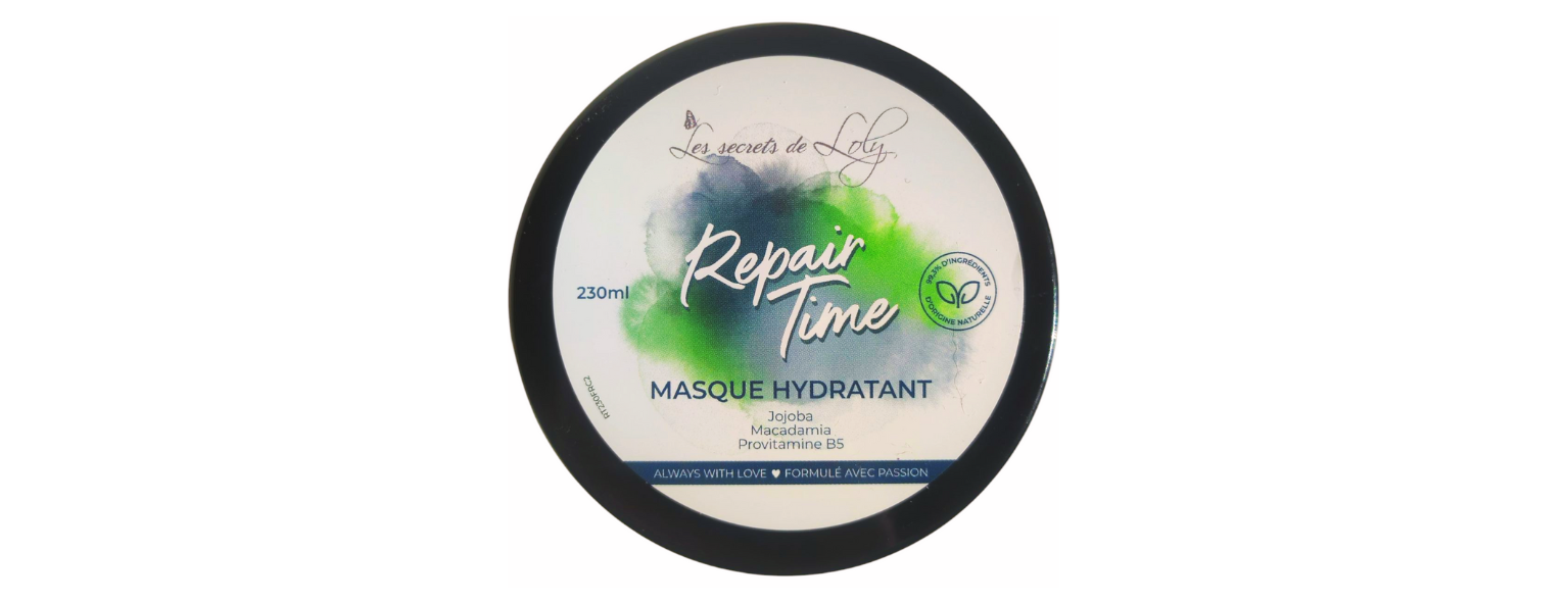 Masque hydratant - Les secrets de Loly