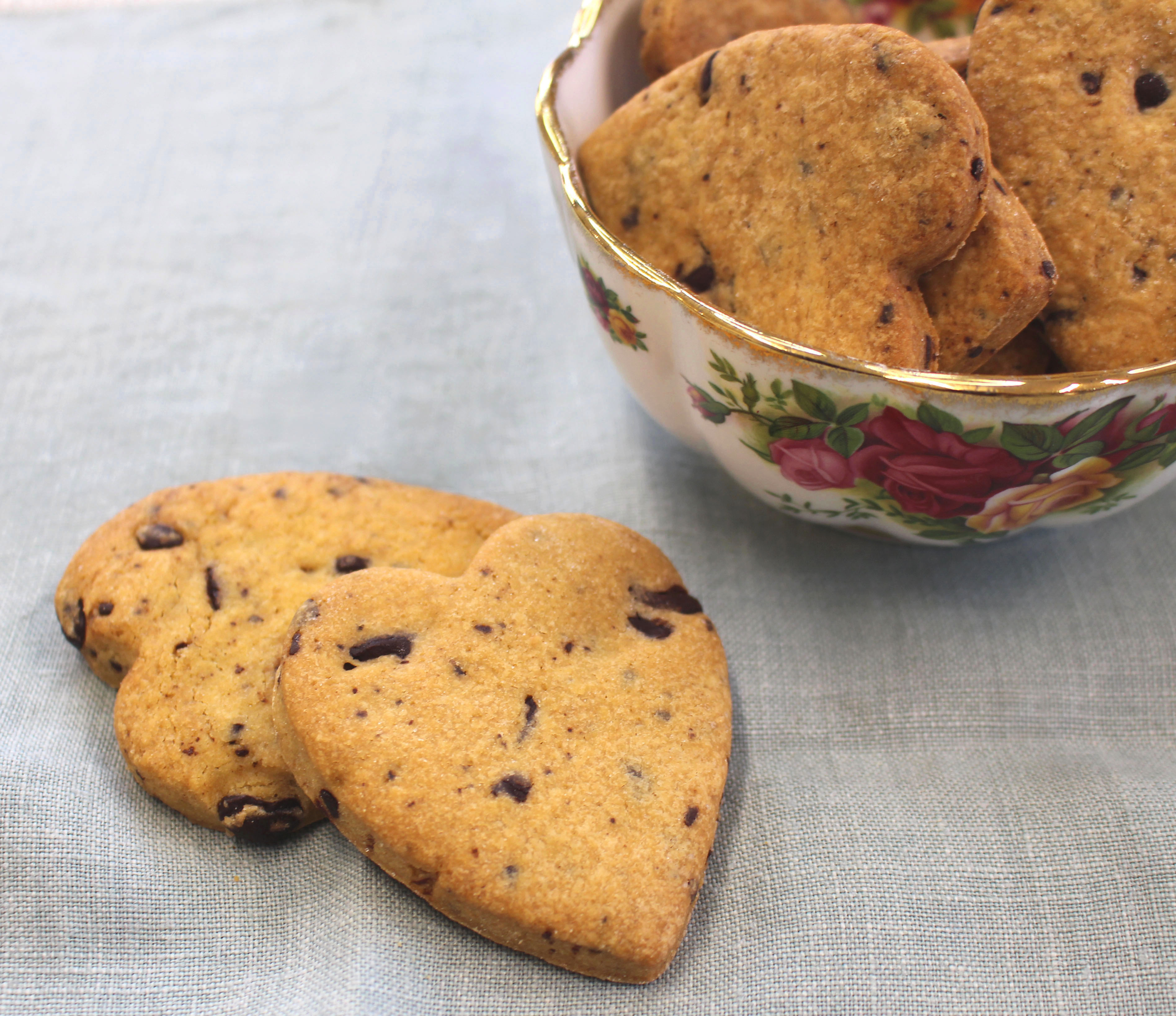 Cuori con gocce di cioccolato