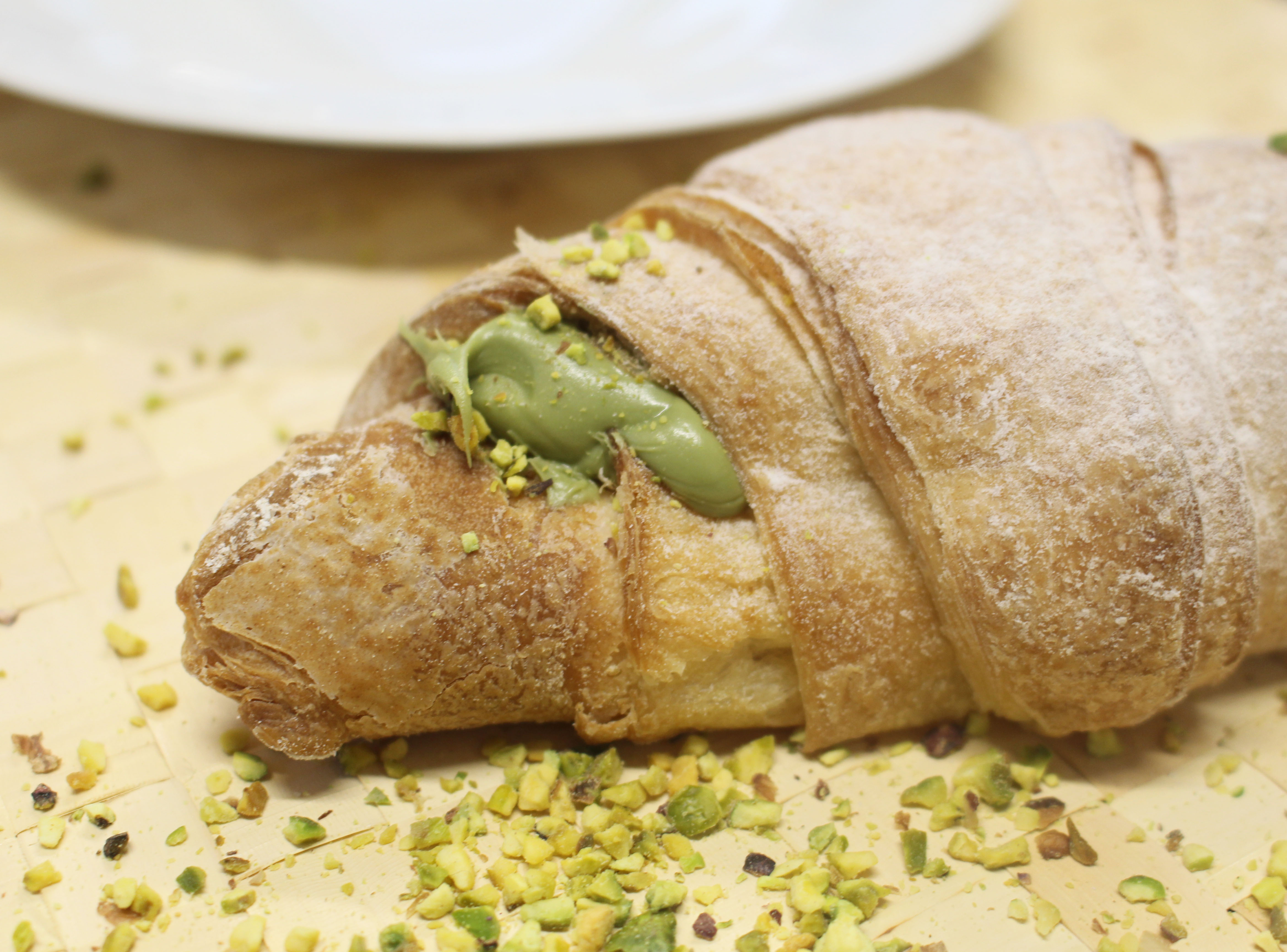 Cornetto al pistacchio