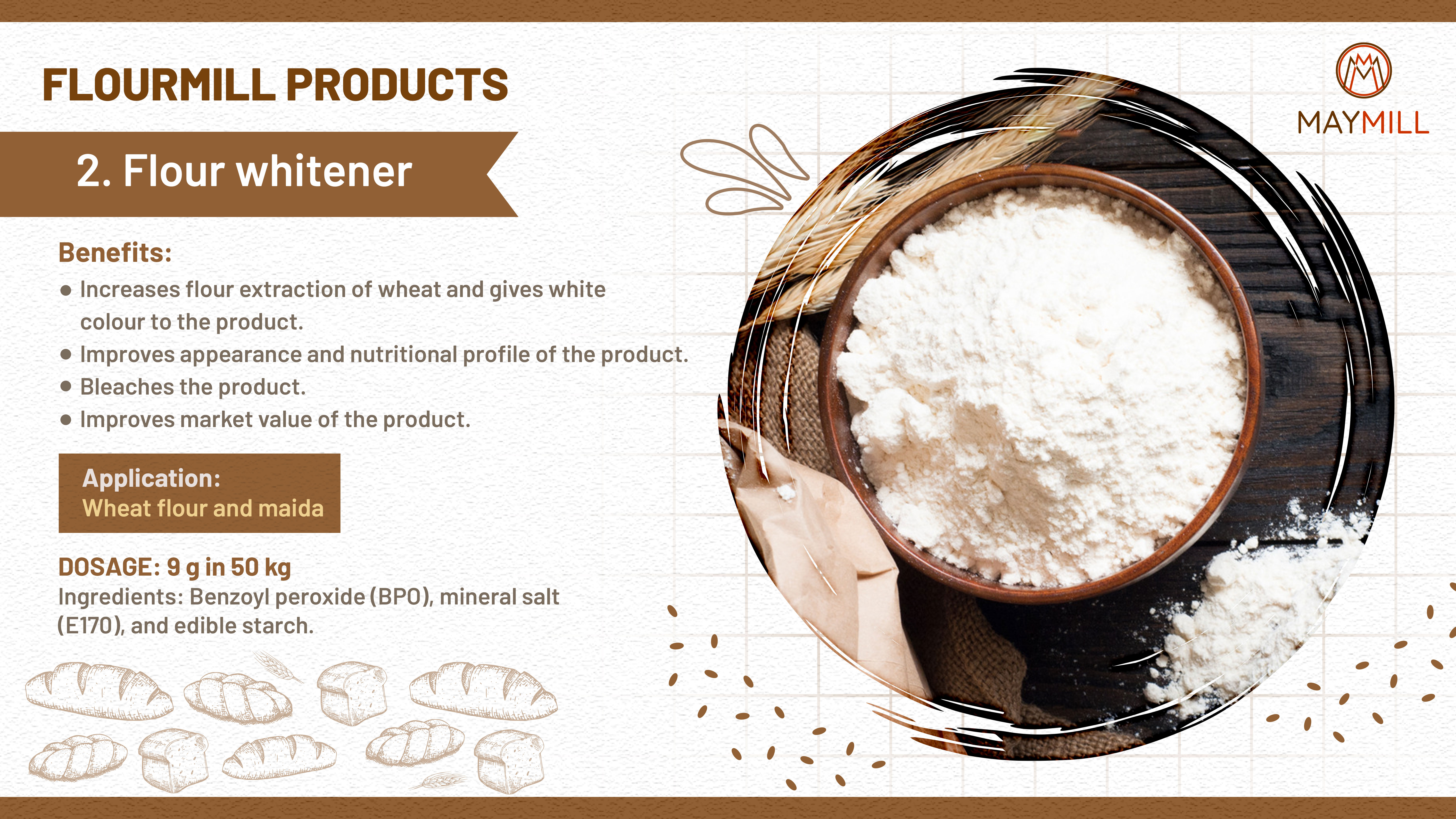 Maymill Flour Whitener