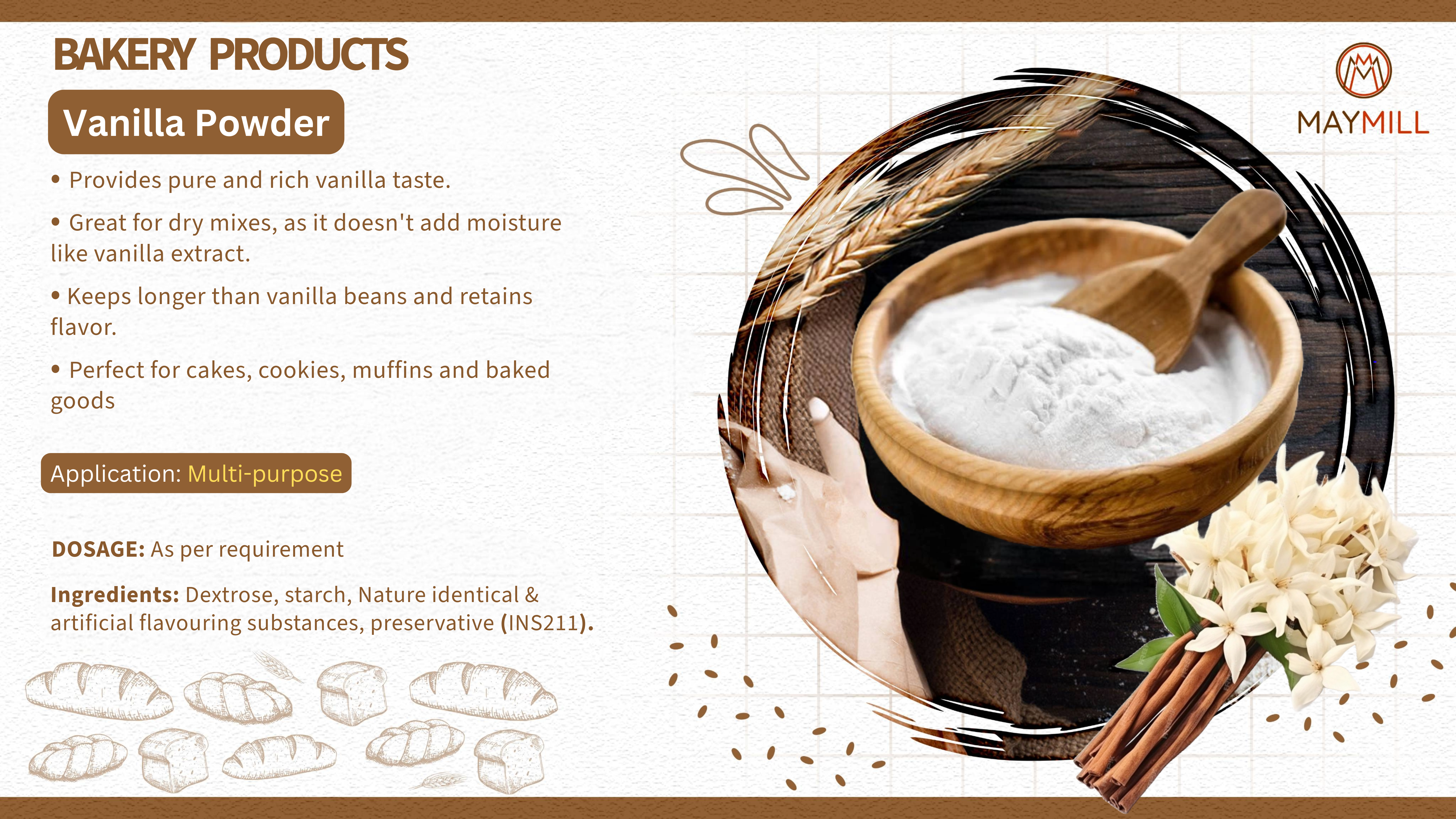 Maymill Vanilla Powder