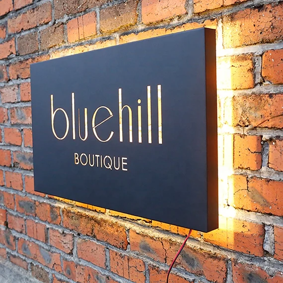 Illuminated Outdoor Sign