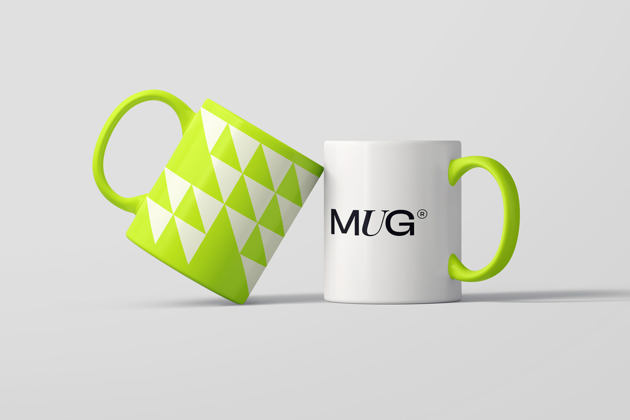 Set of Two Ceramic Mugs