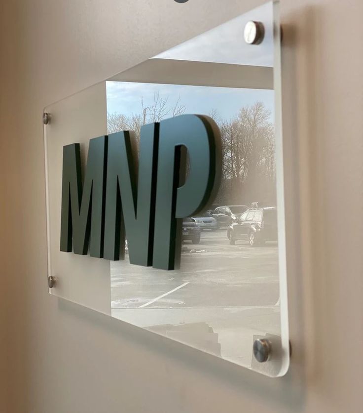 Acrylic Office Sign