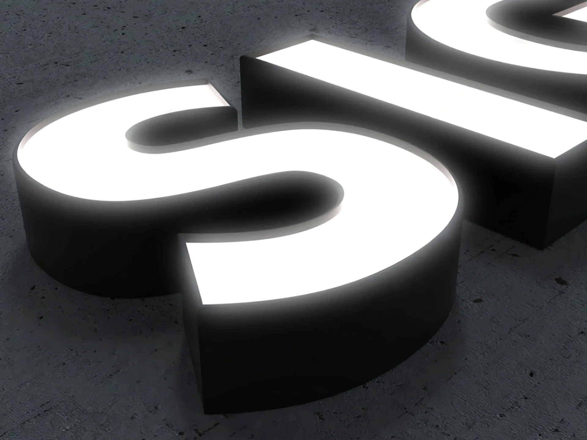 Illuminated 3D Sign