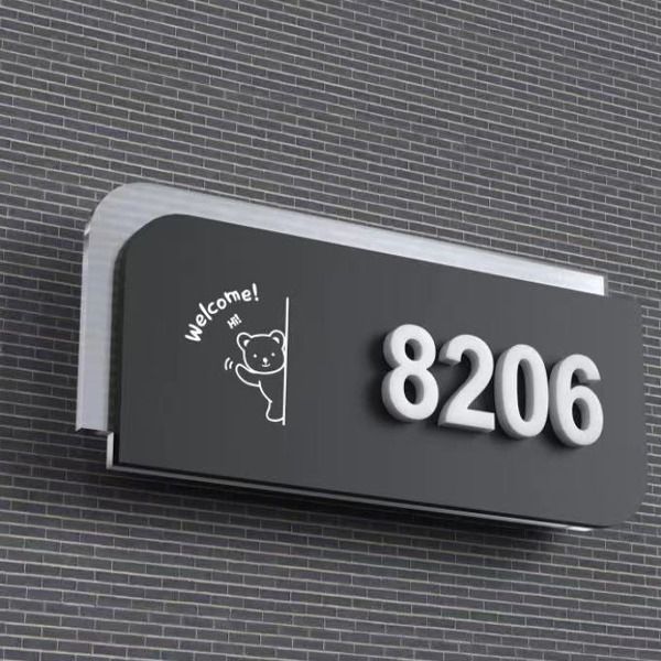 Illuminated Address Number Sign