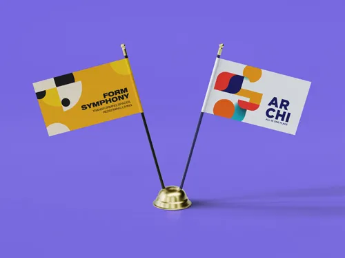 Decorative Mini Flag Set