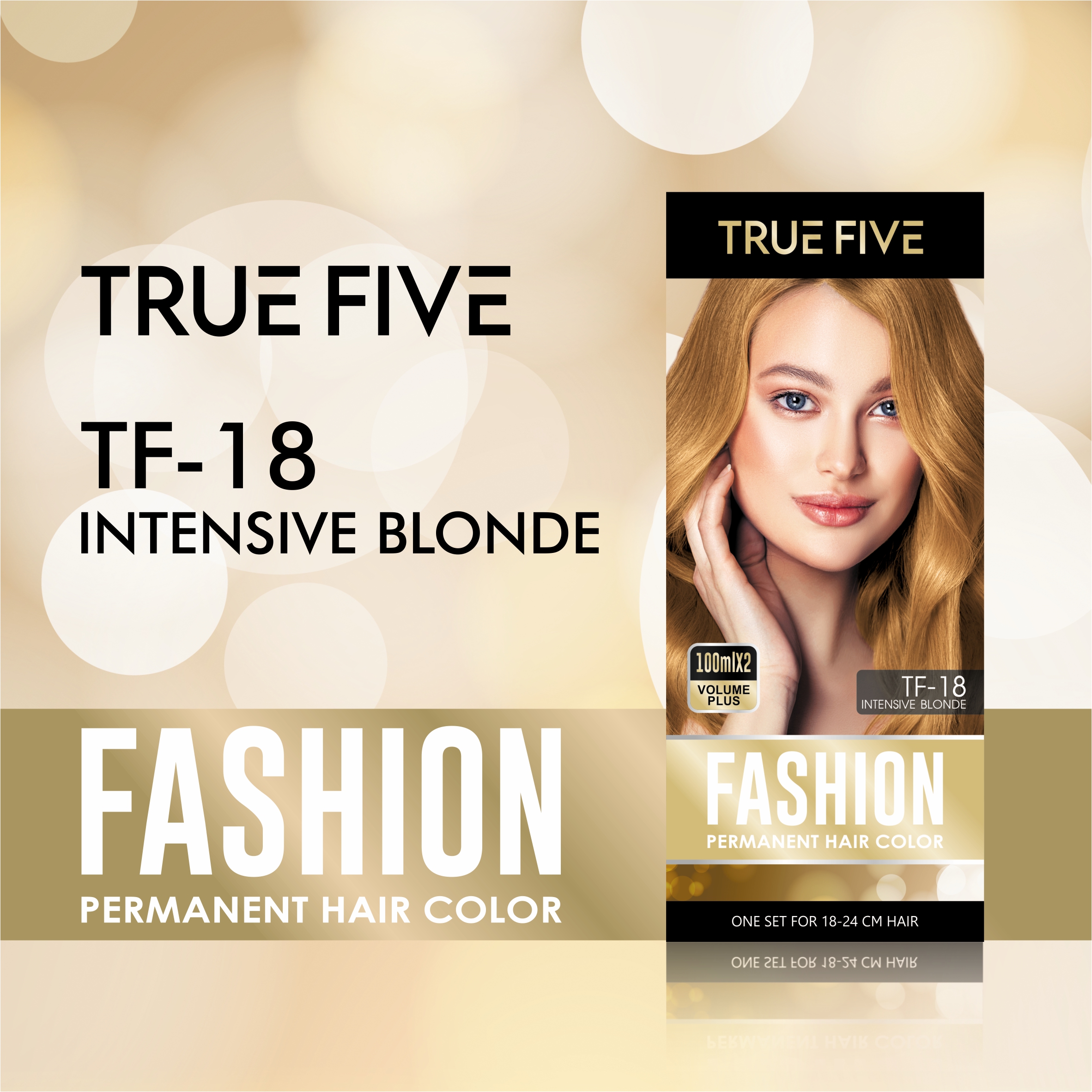 TRUE FIVE [TF 18] Fashion Permanent Hair Color 100ml 