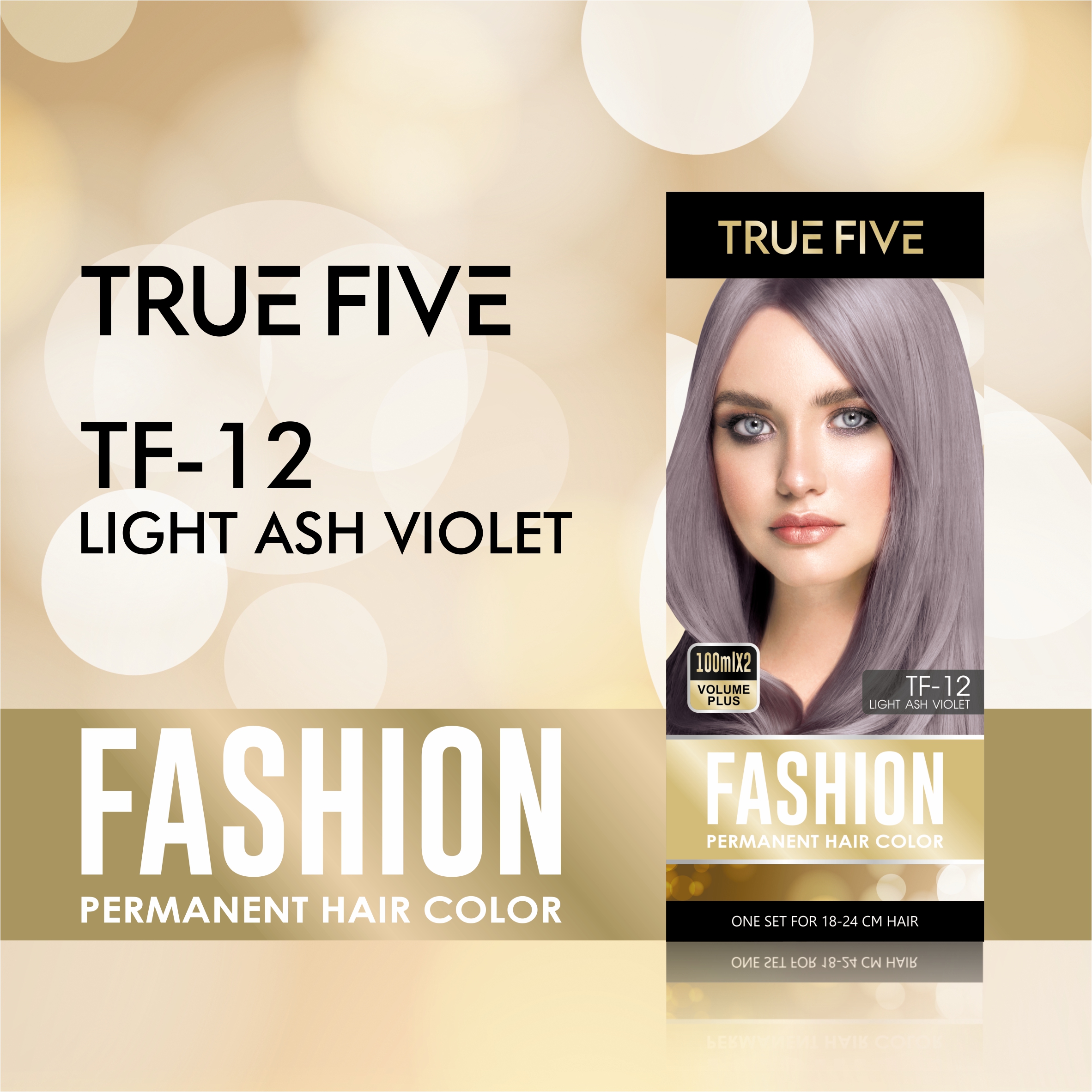 TRUE FIVE [TF 12] Fashion Permanent Hair Color 100ml
