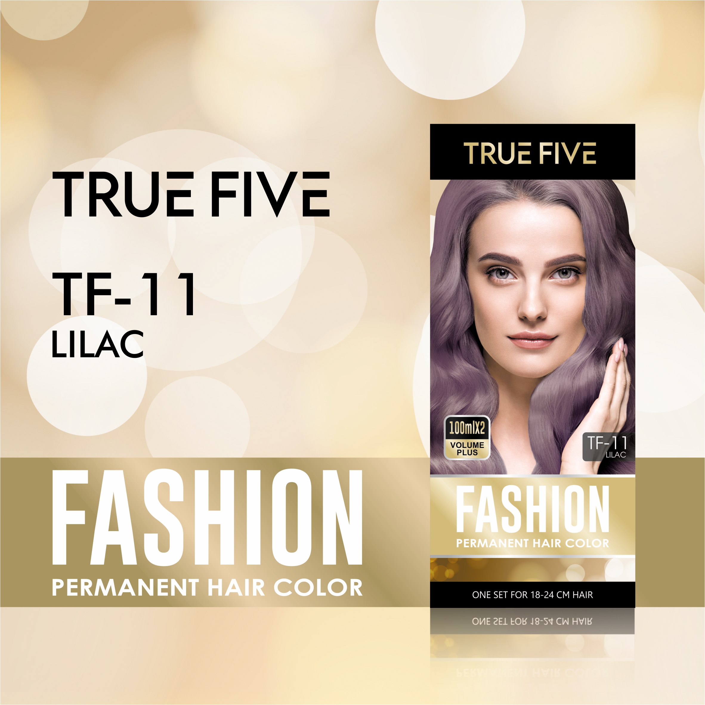 TRUE FIVE [TF 11] Fashion Permanent Hair Color 100ml 