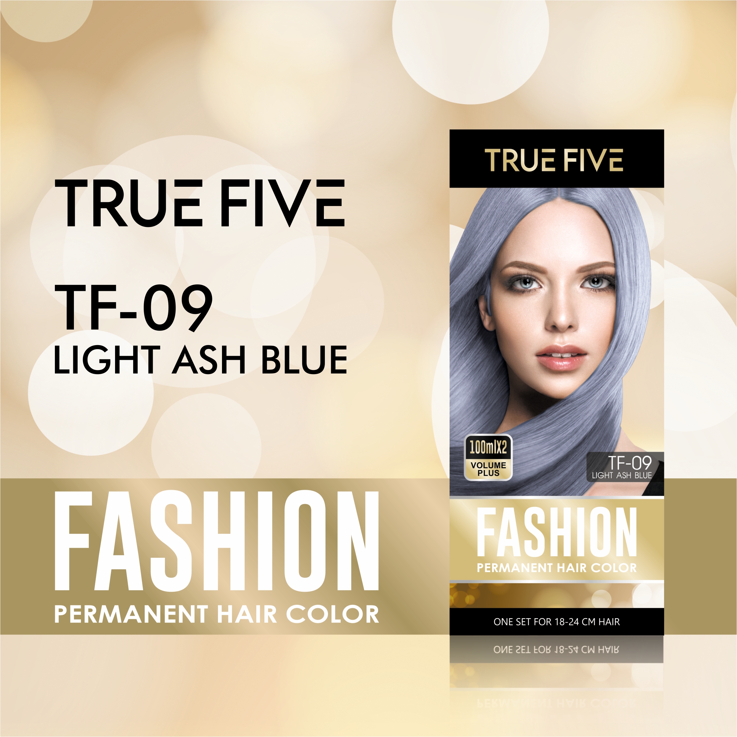 TRUE FIVE [TF 09] Fashion Permanent Hair Color 100ml