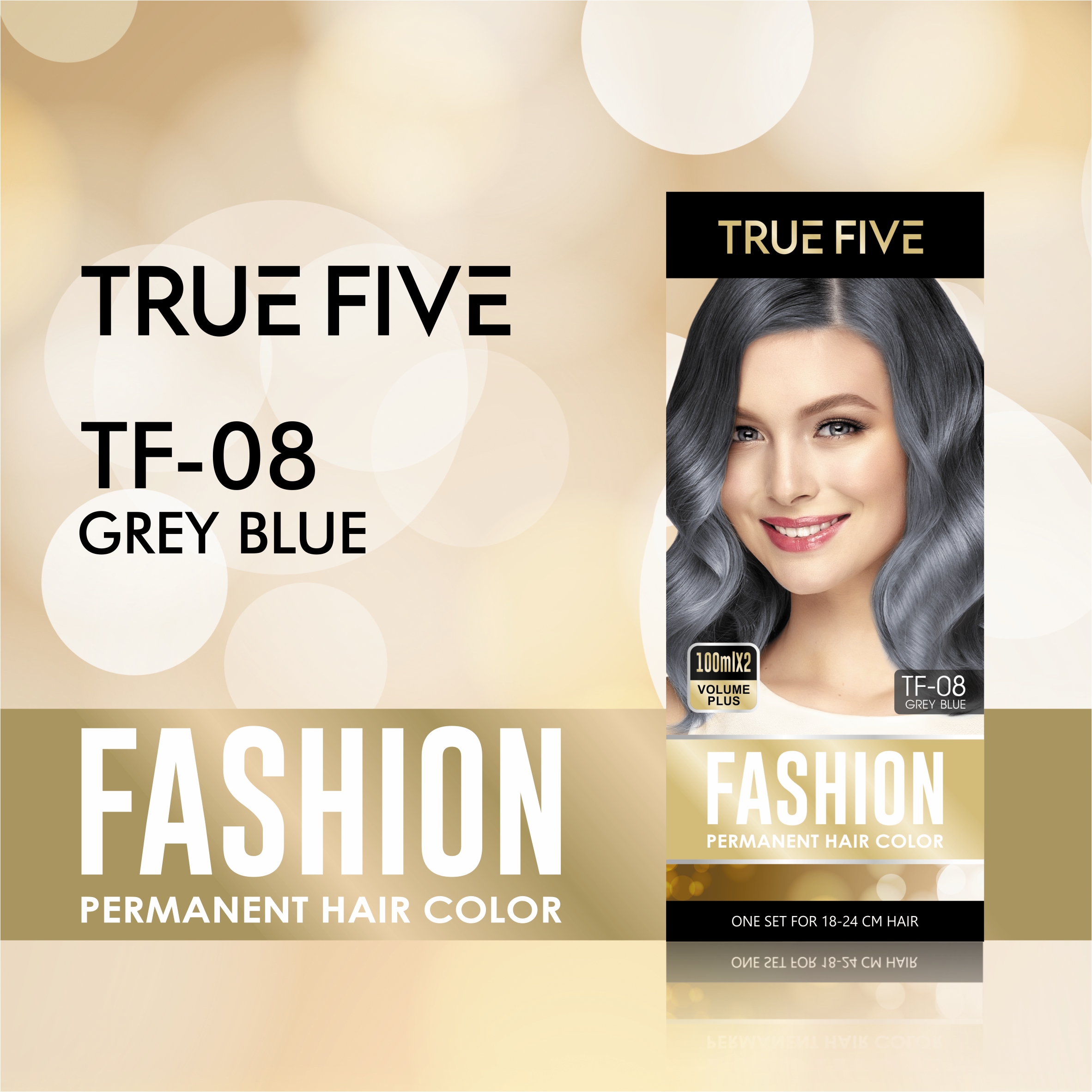 TRUE FIVE [TF 08] Fashion Permanent Hair Color 100ml