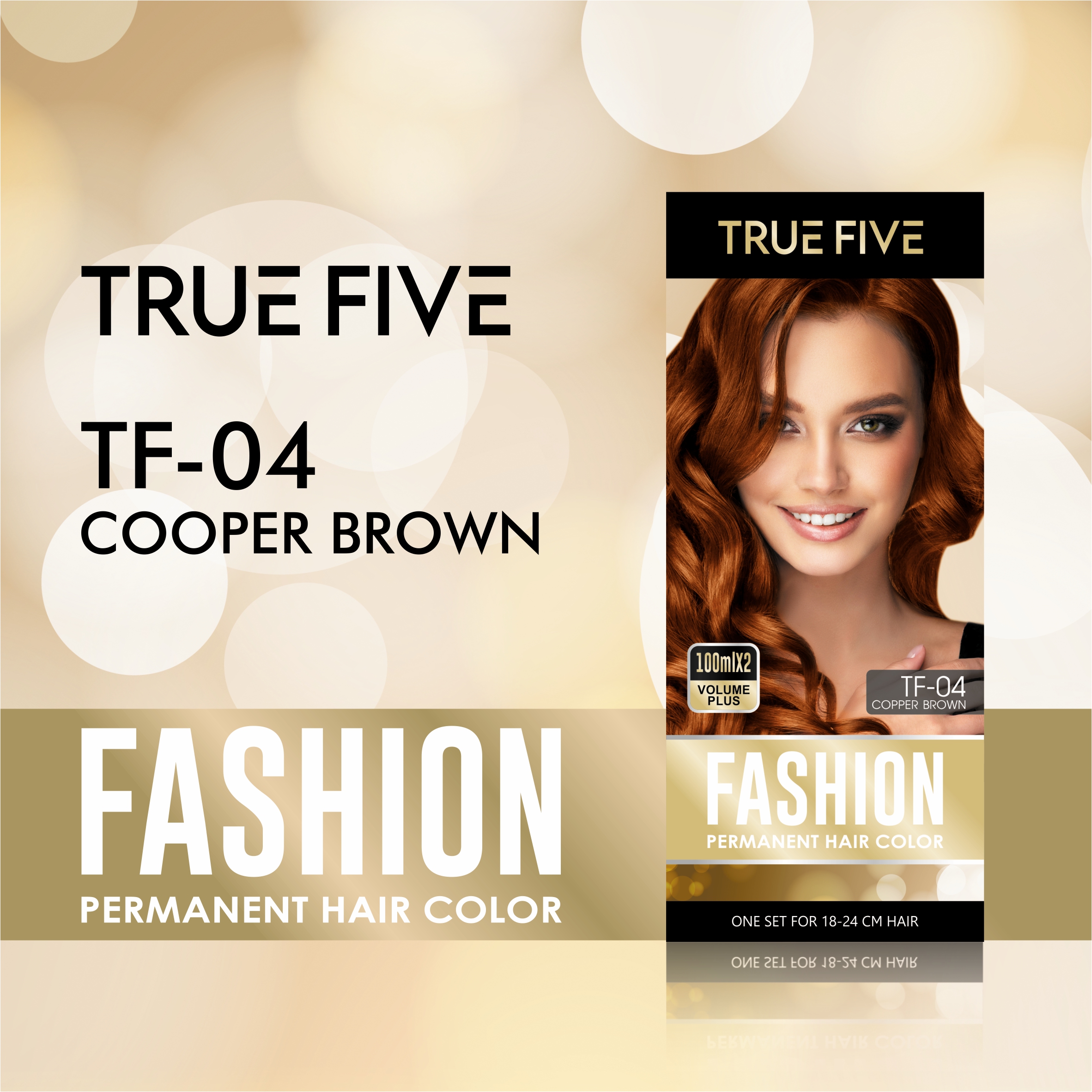 TRUE FIVE [TF 04] Fashion Permanent Hair Color 100ml 