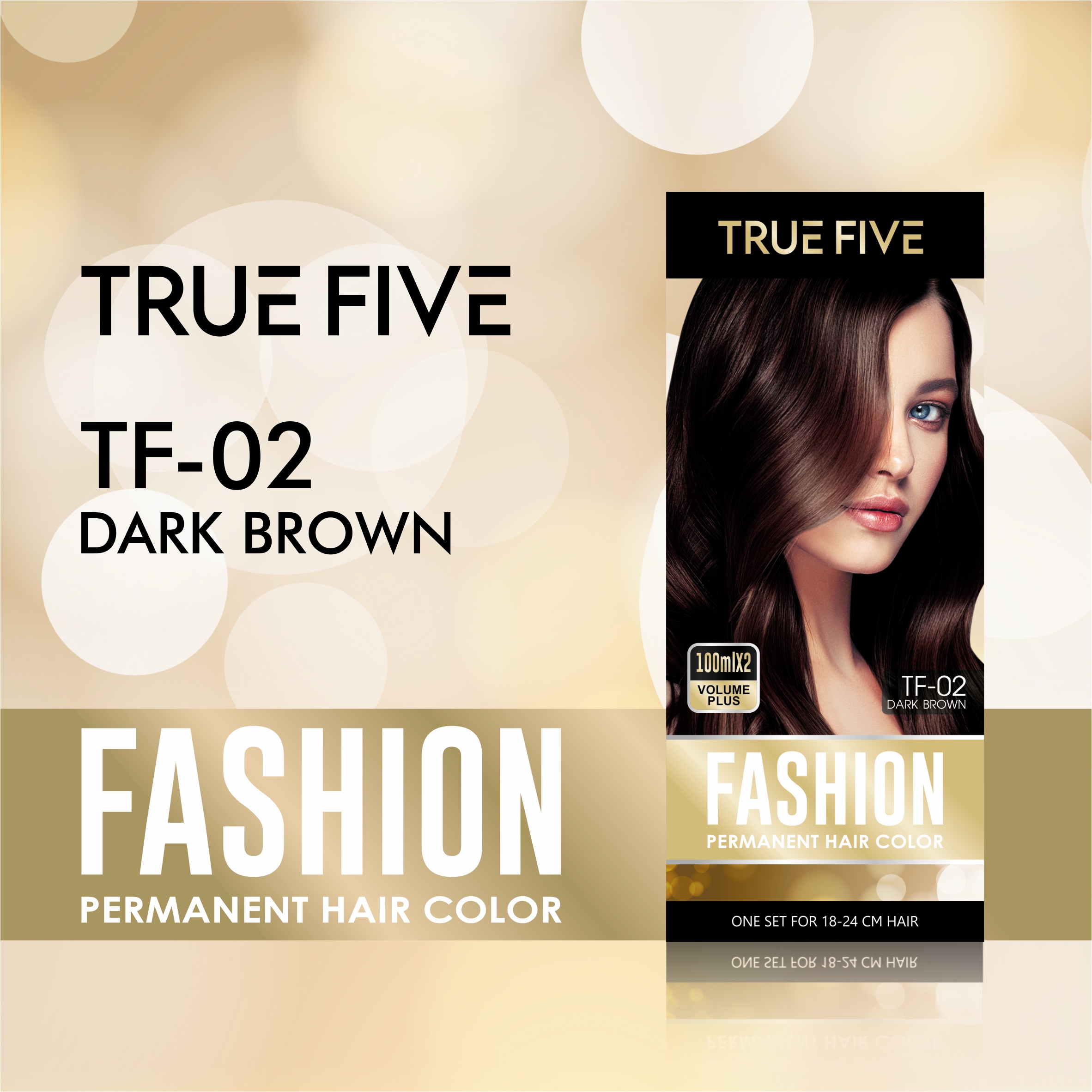TRUE FIVE [TF 02] Fashion Permanent Hair Color 100ml 