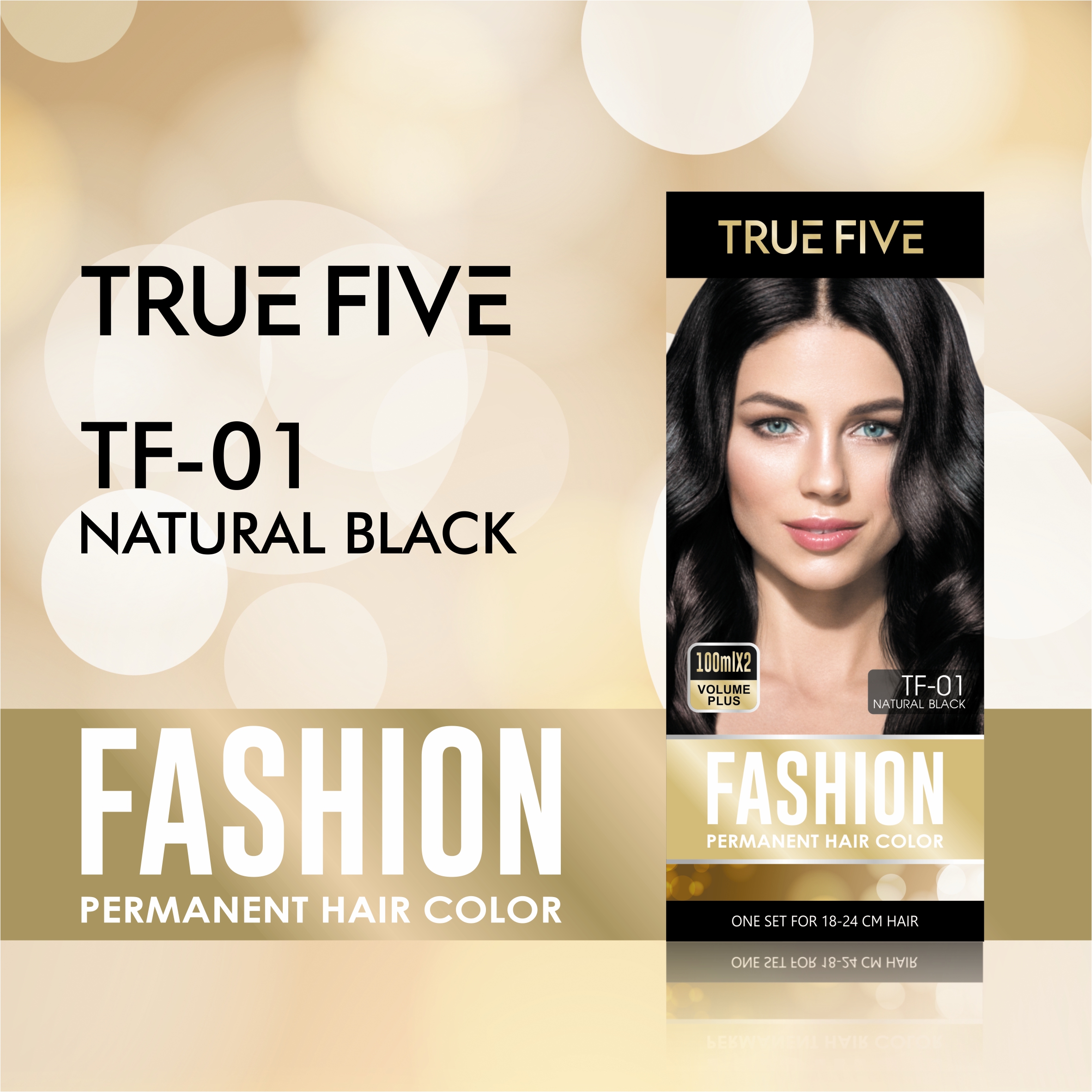 TRUE FIVE [TF 01] Fashion Permanent Hair Color 100ml 