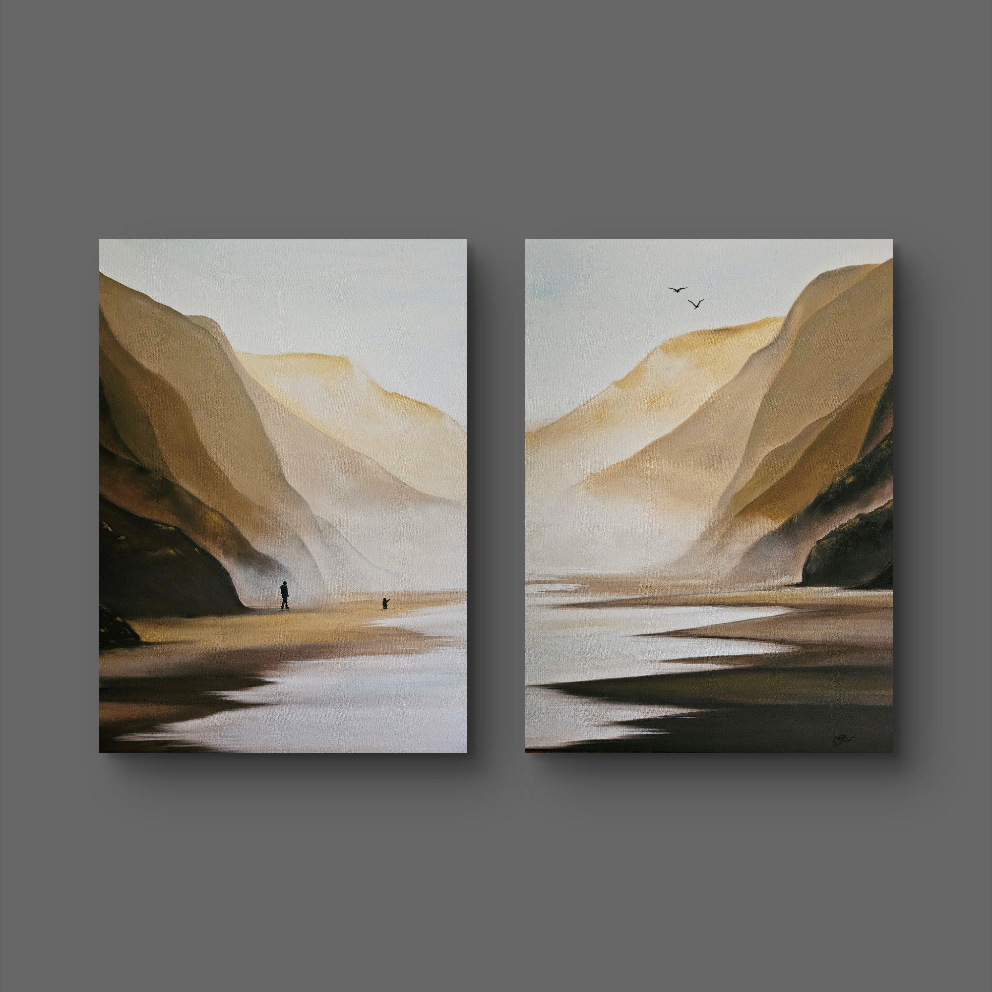Inlet of Wonder (Diptych)