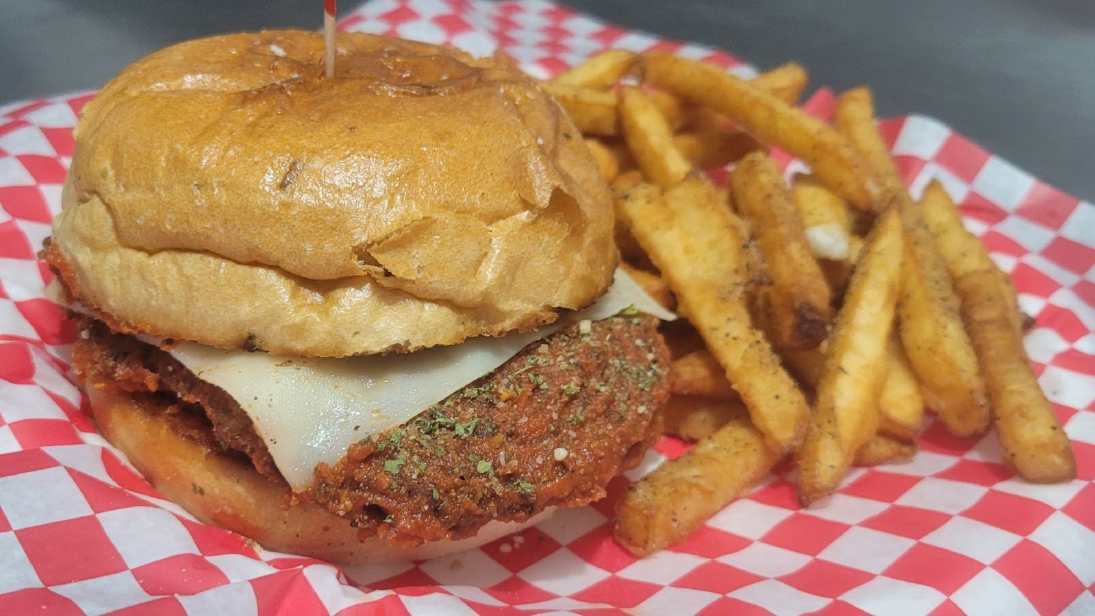 Chicken Parm Burger Delight