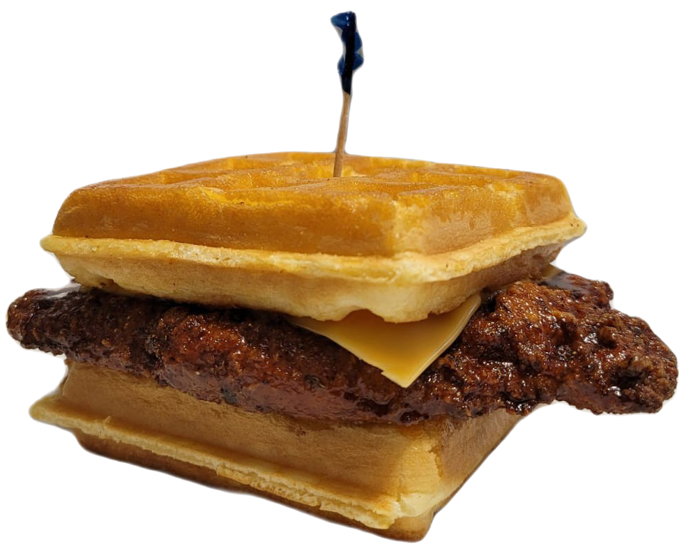 Waffle Chicken Burger