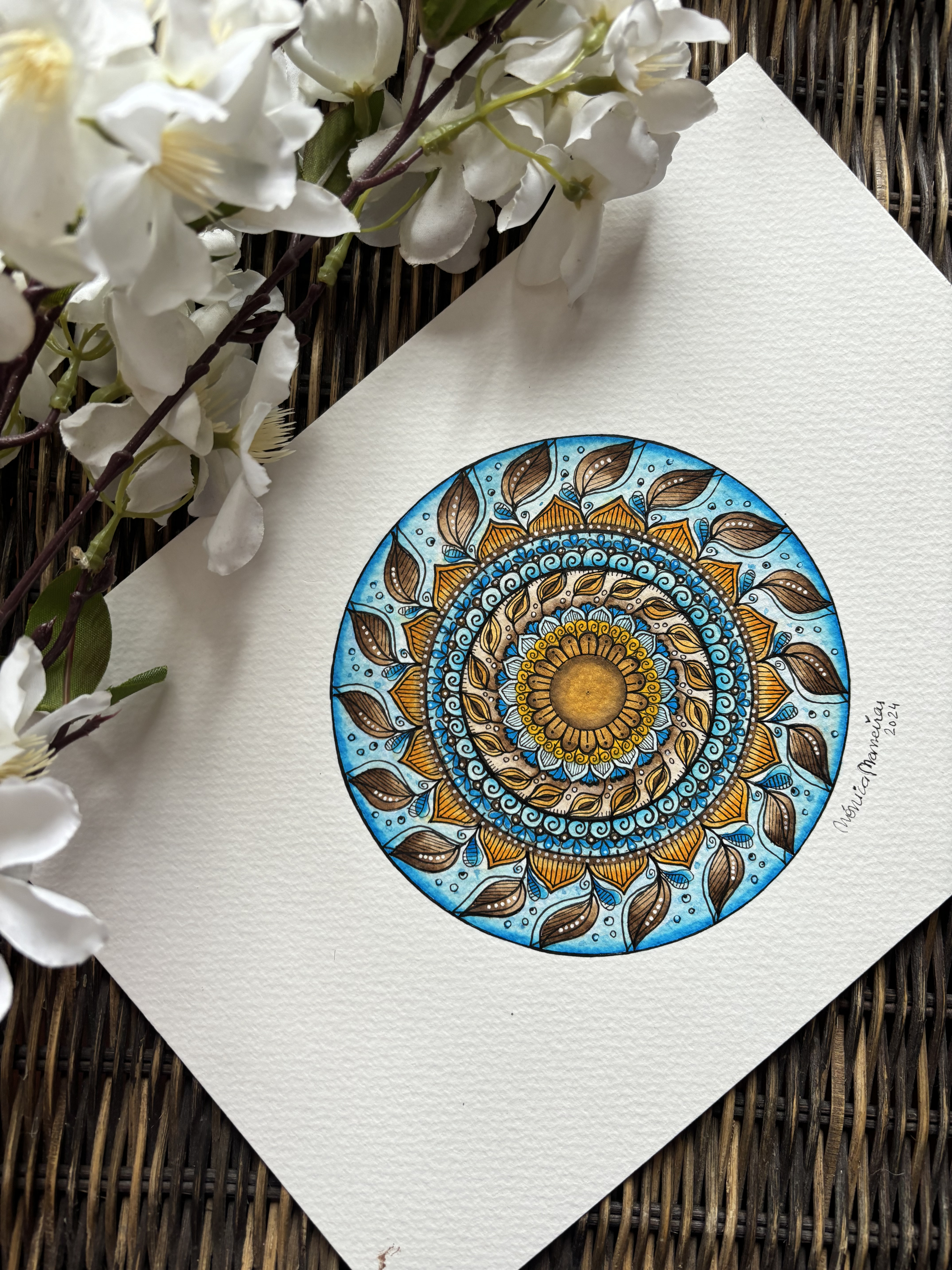 Mandala - "Mergulho Interior" de: Mónica Maneiras