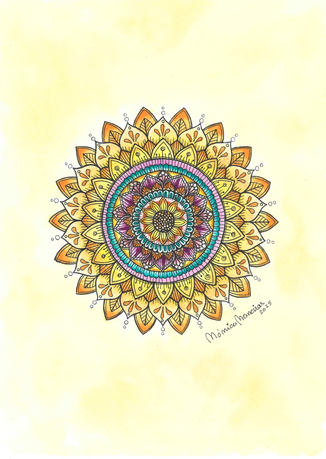 Mandala - "Expansão do Amor Divino" de: Mónica Maneiras